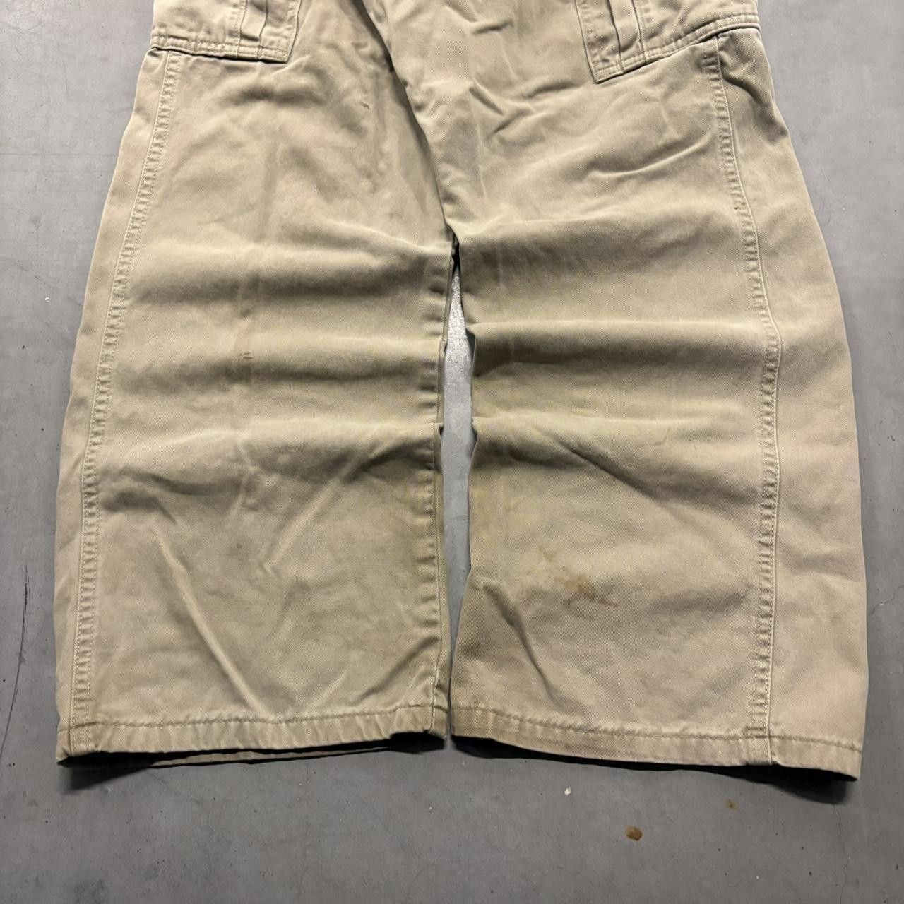Vintage Crazy Vintage Y2K/2000s Baggy Skater Streetwear Style Khaki Cargo Pants! Size US 34 / EU 50 - 5 Thumbnail