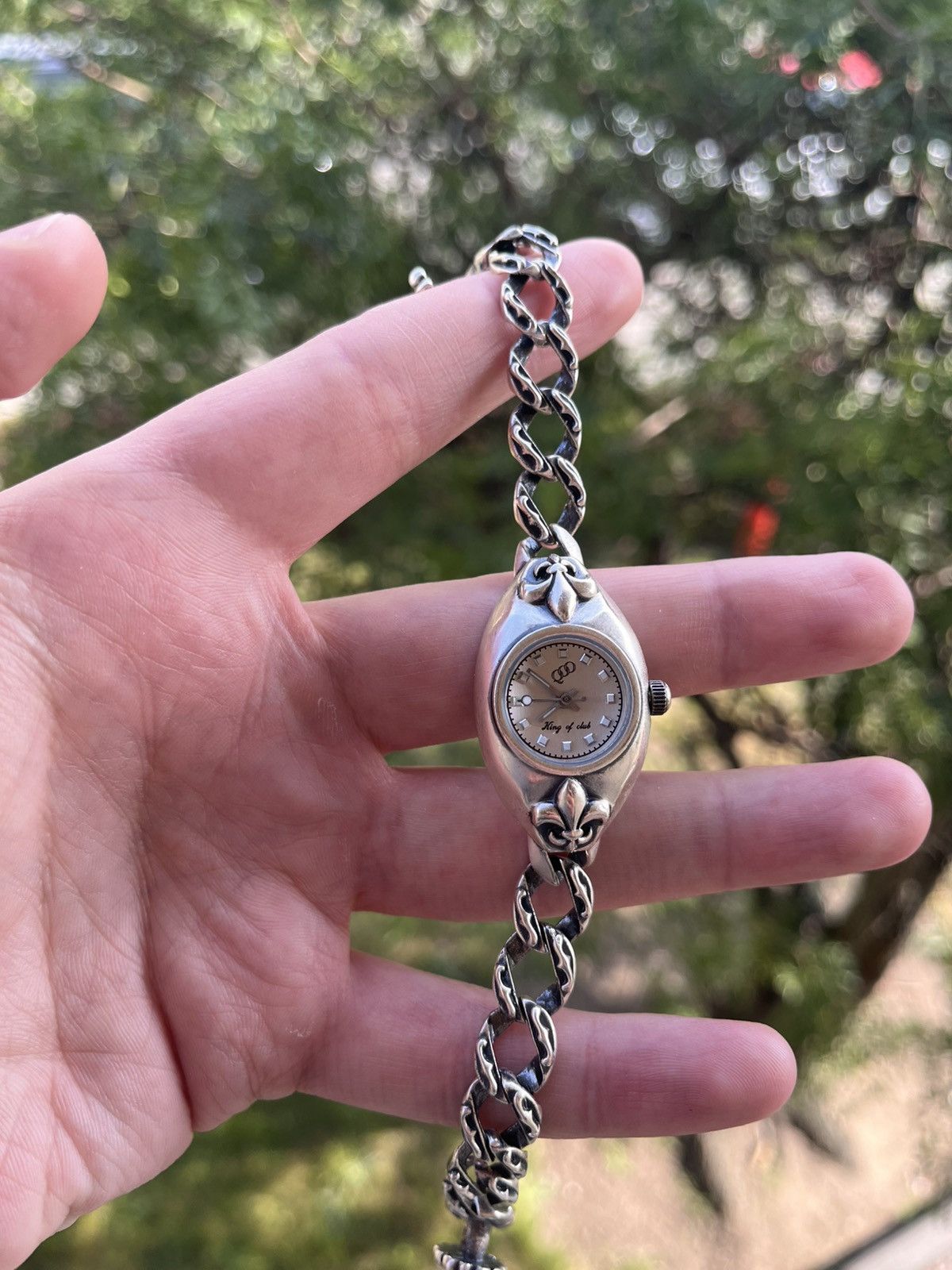 Japanese Brand Vintage Eishin Japan Watch style gothic silver Size ONE SIZE - 8 Thumbnail