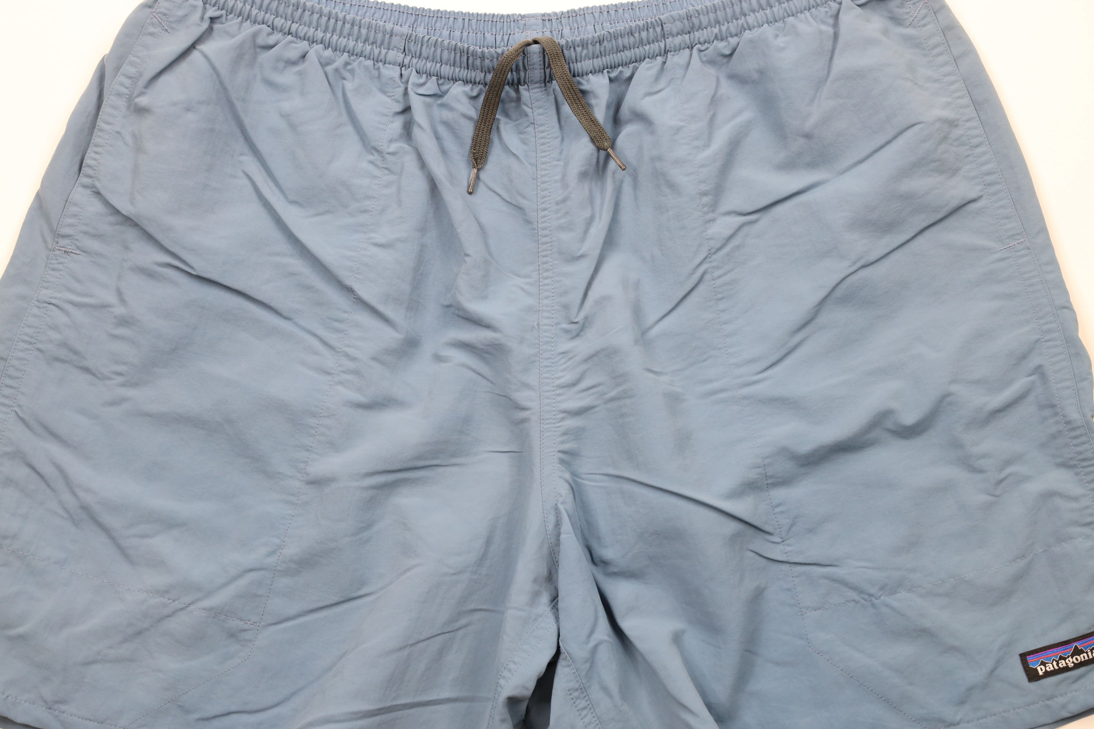Patagonia × Vintage Patagonia Out Above Knee Lined Baggies Shorts Blue Nylon 7" Size US 38 / EU 54 - 3 Thumbnail