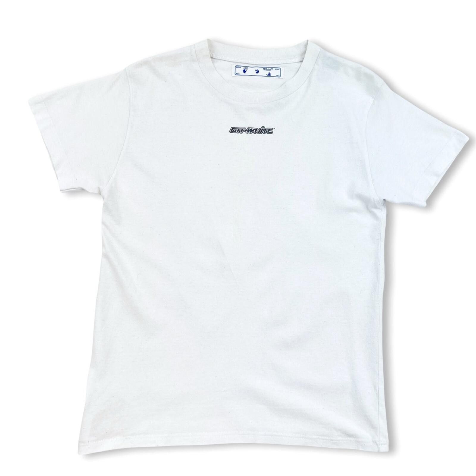 Off-White Off-White Blue Marker Arrows White T Shirt Size US XS / EU 42 / 0 - 3 Thumbnail