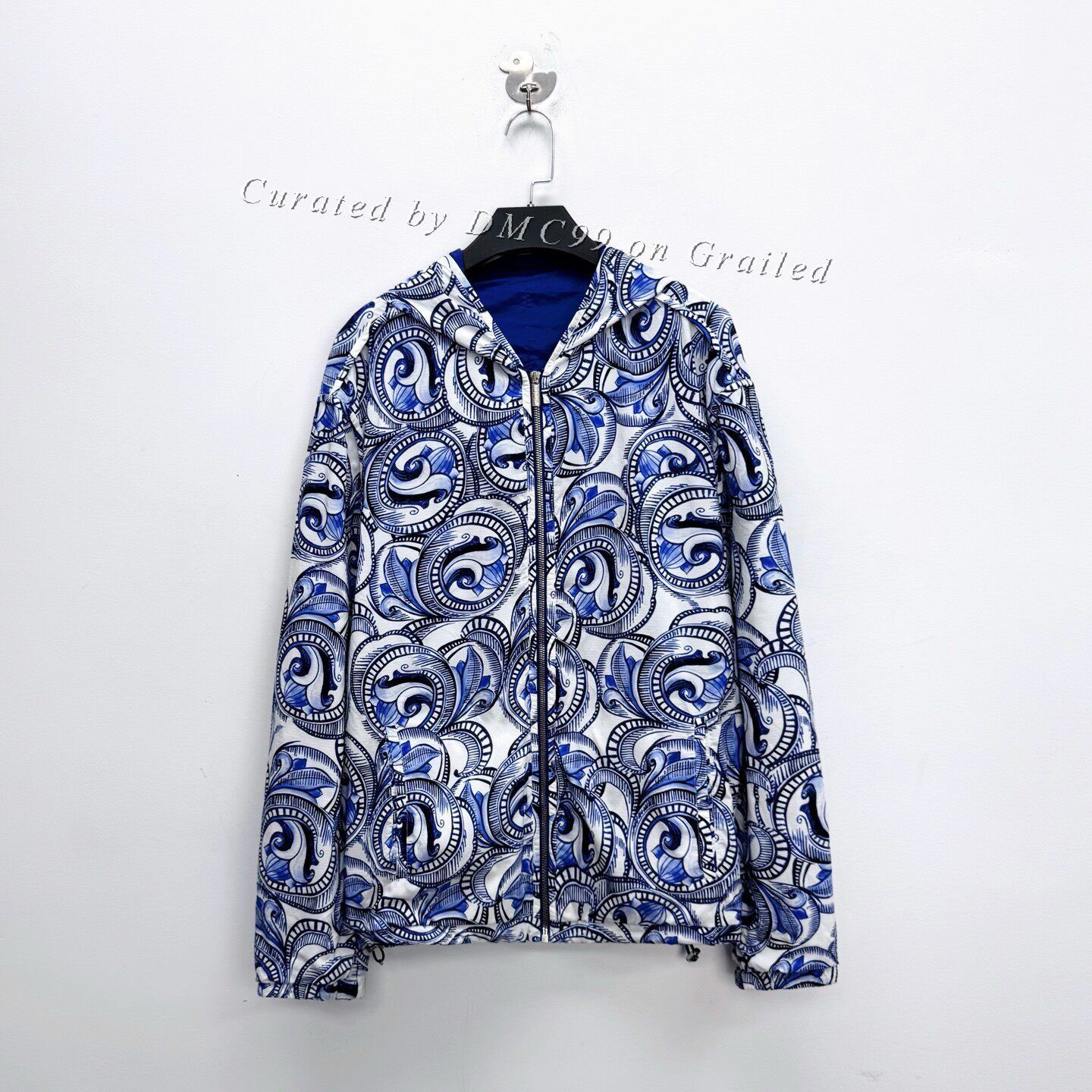 Versace Versace Baroque Logo Zip Hooded Jacket Size US XL / EU 56 / 4 - 1 Thumbnail