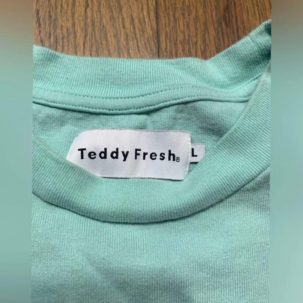 Teddy Fresh Teddy Fresh Pink Colorblock T-Shirt L Women Regular Size Large Tee Shirt Size L / US 10 / IT 46 - 4 Thumbnail