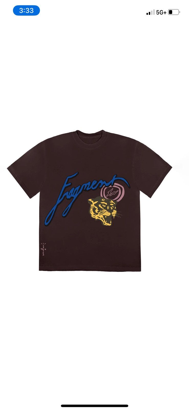 Fragment Design × Travis Scott Cactus Jack x Fragment Tee XL Size US XL / EU 56 / 4 - 1 Thumbnail