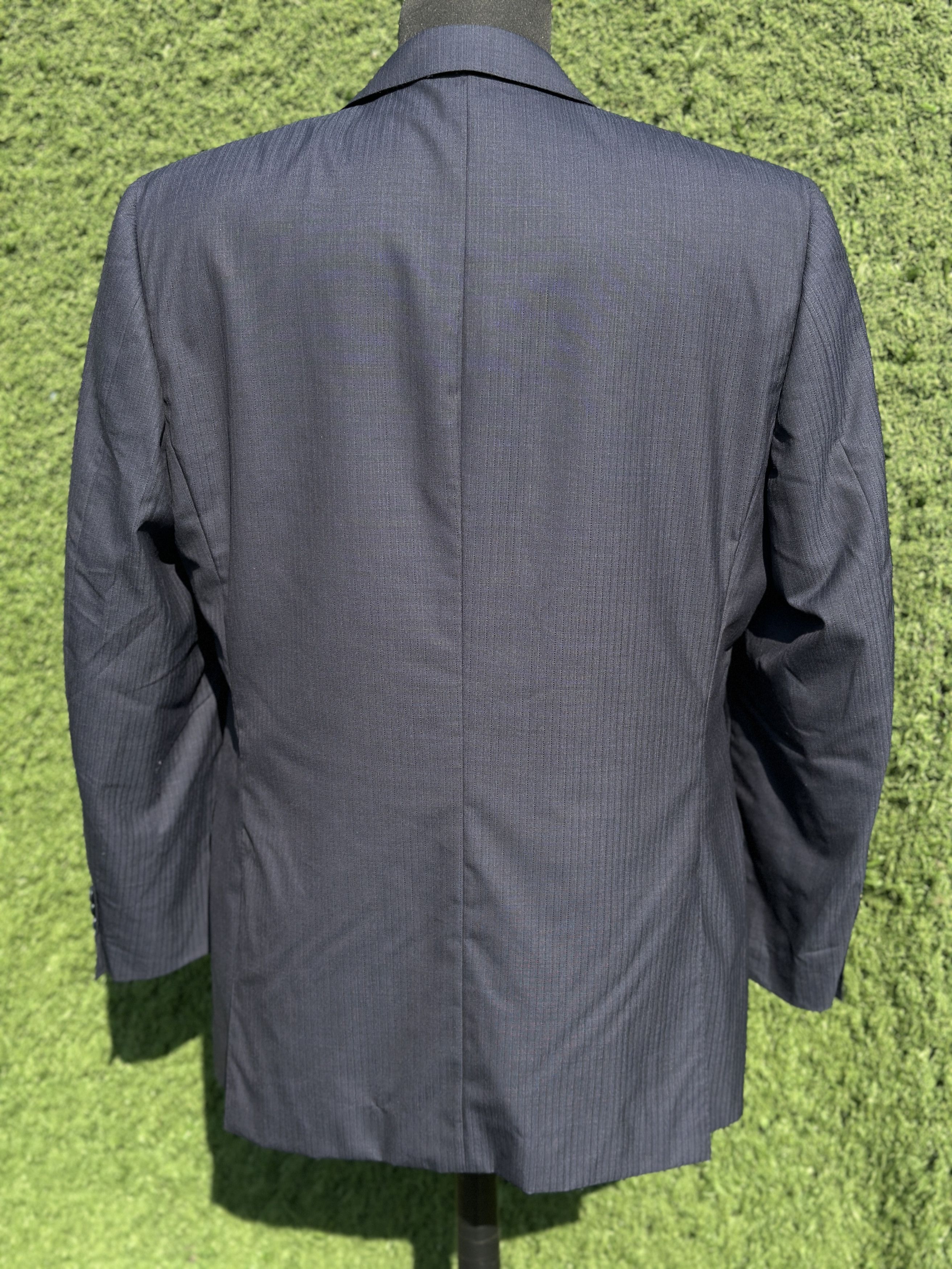 Canali Canali Sir Montreux Wool Blazer Jacket Navy EU 54 Size 54R - 5 Thumbnail