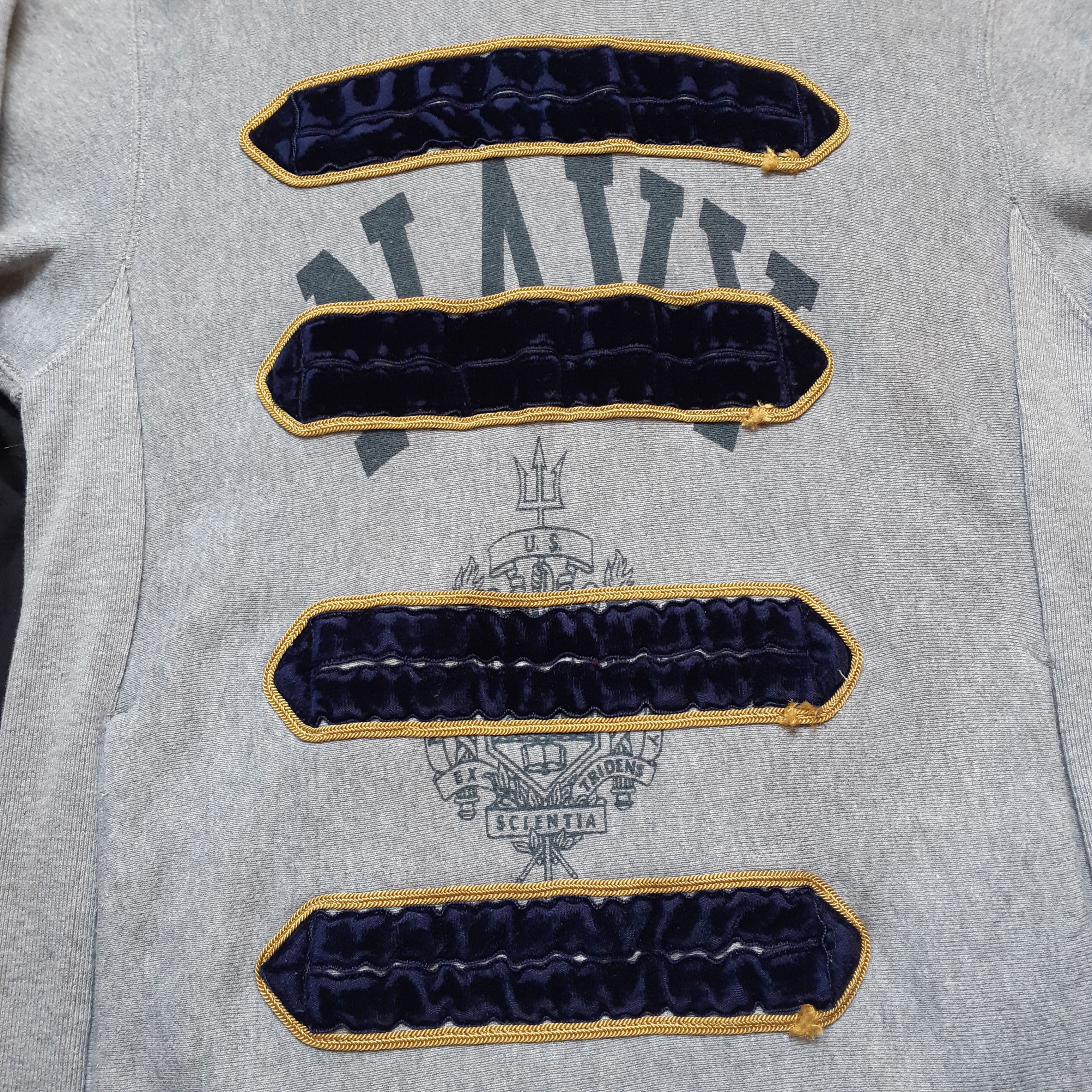 Japanese Brand Sasquatchfabrix US Navy Dweller Hoodie 10AW Small Size S / US 4 / IT 40 - 2 Thumbnail