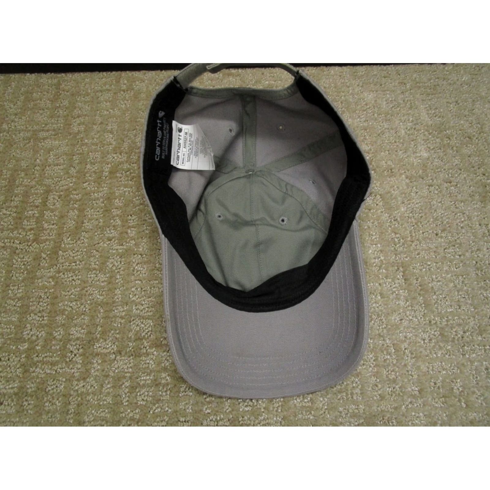 Carhartt Carhartt Cap Hat Adjustable Men Canvas Gray Patch Logo Texas State Cap Size ONE SIZE - 6 Thumbnail