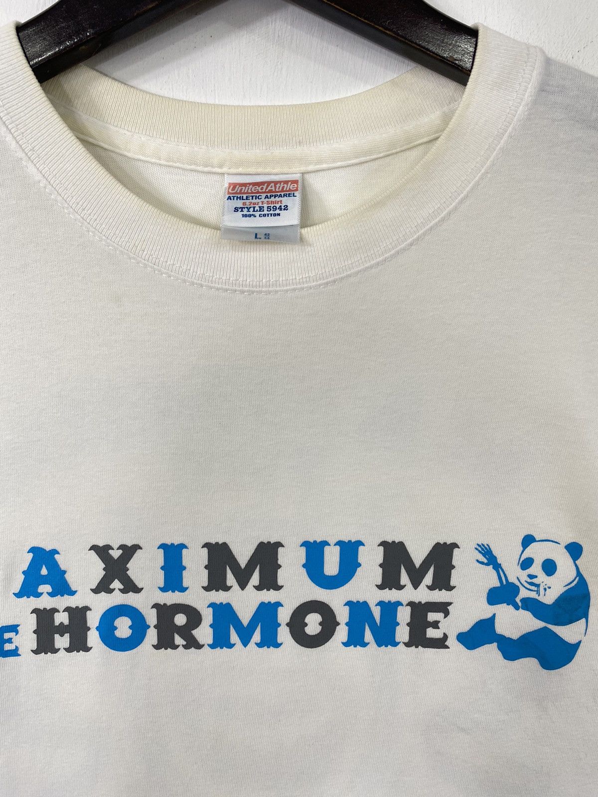 Band Tees 💥Maximum the Hormone Japan hardcore punk band Panda shirt Size US L / EU 52-54 / 3 - 3 Thumbnail