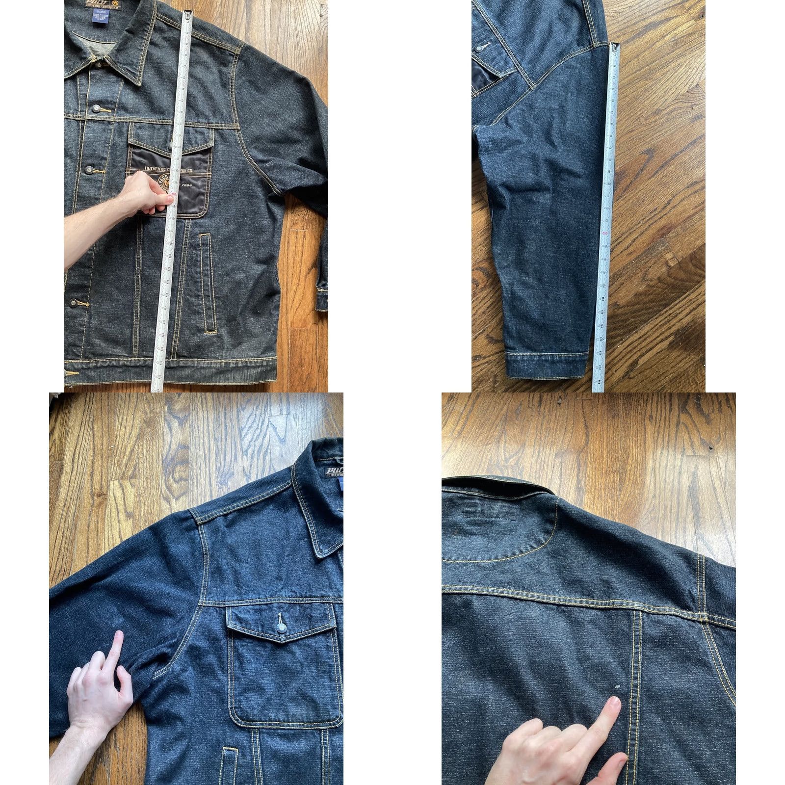 Vintage VINTAGE Paco Denim Jacket Mens 5XL Blue Jeans Trucker Streetwear Jacket Size US 39 - 8 Thumbnail