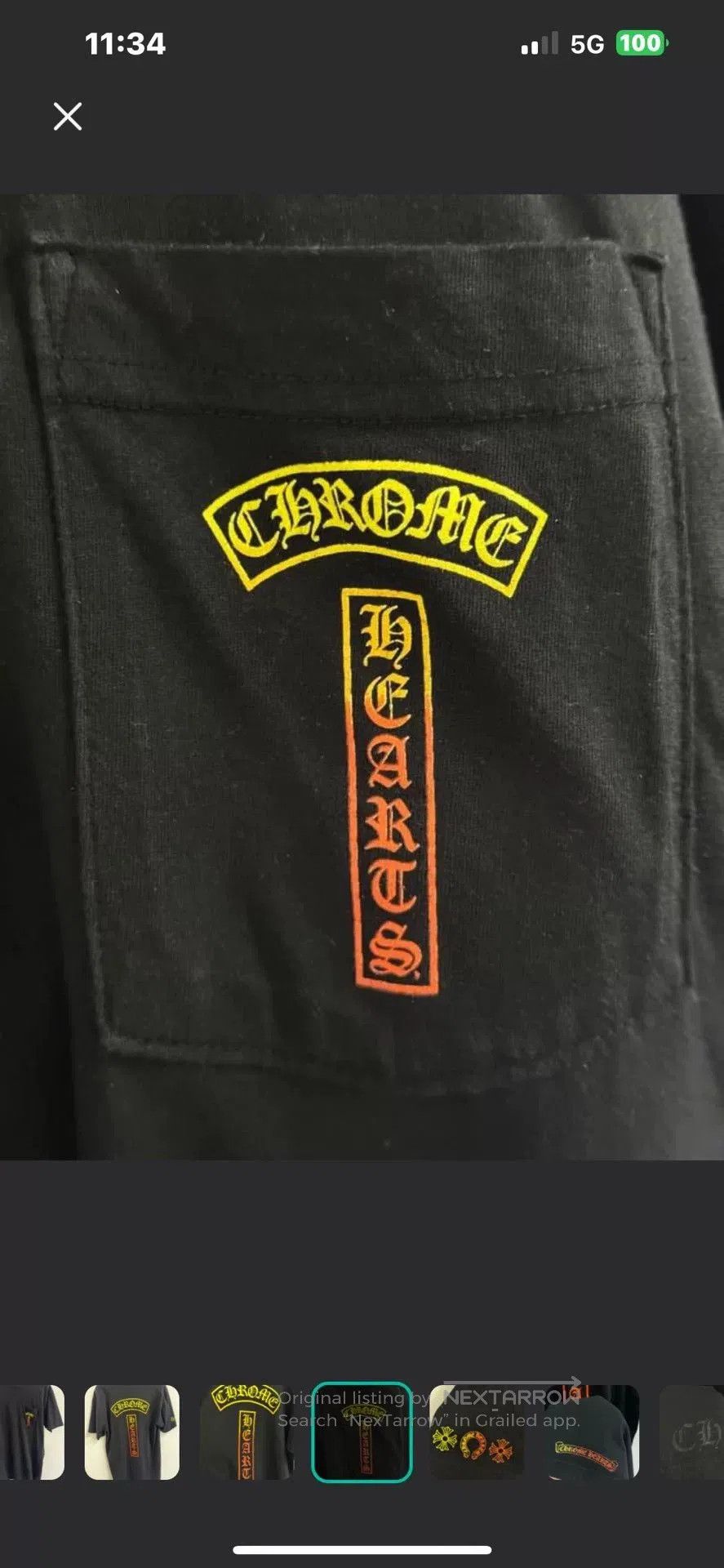 Chrome Hearts Chrome Hearts Gradient Sanskrit Short Sleeve. Size US L / EU 52-54 / 3 - 3 Thumbnail