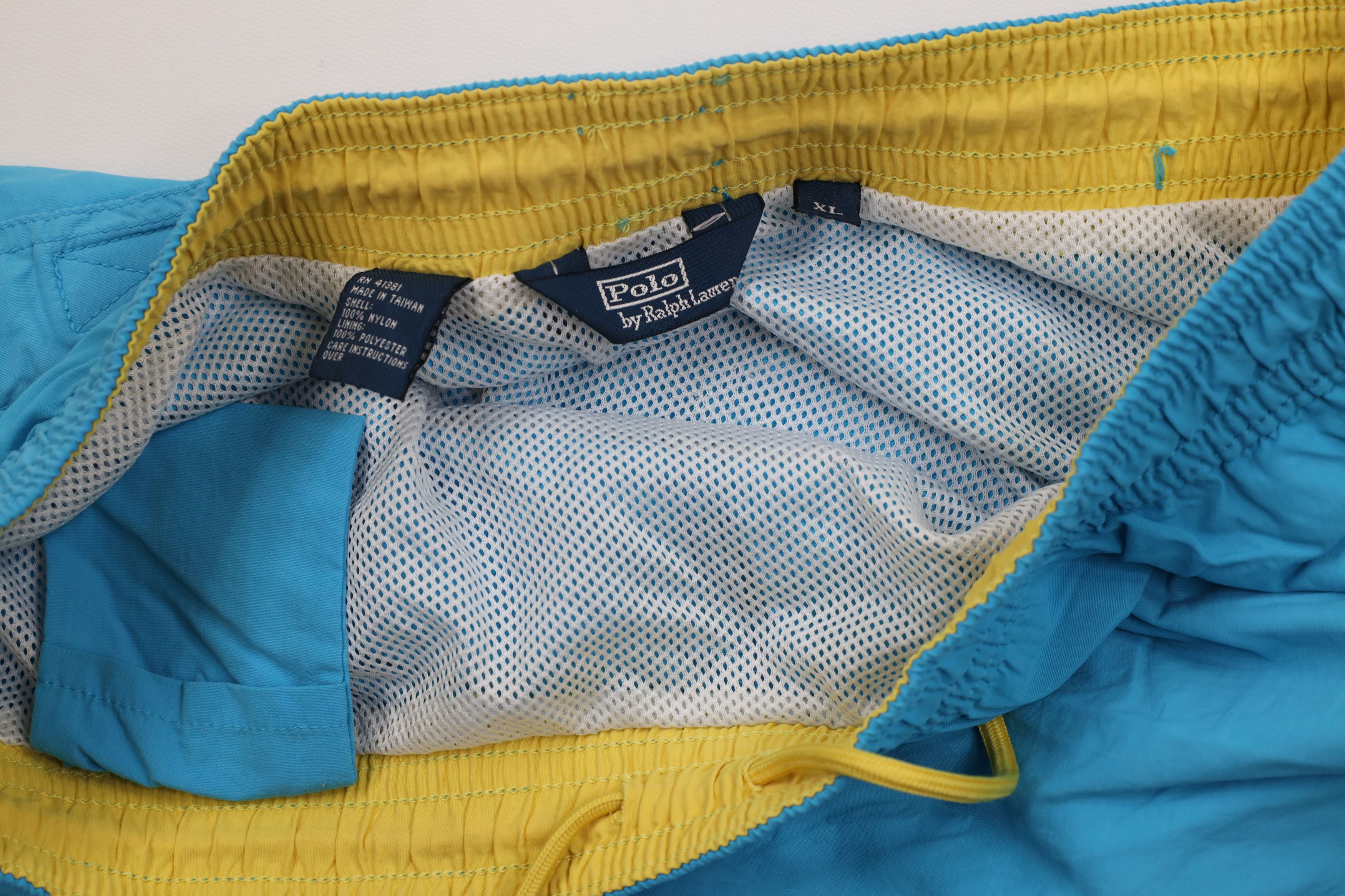Ralph Lauren Vintage 90s Ralph Lauren Lined Above Knee Shorts Swim Trunks Size US 36 / EU 52 - 8 Thumbnail