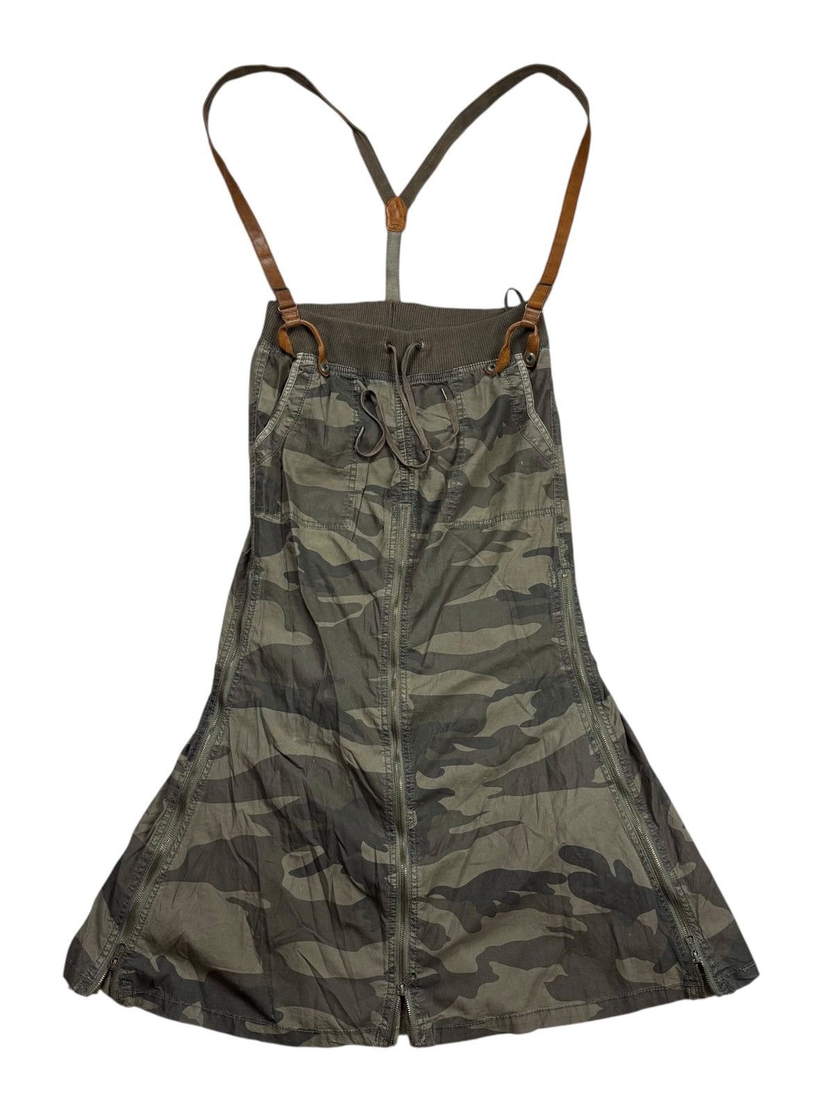 GOA Archive GOA - Camo Suspender Maxi Skirt Size 28" / US 6 / IT 42 - 3 Thumbnail