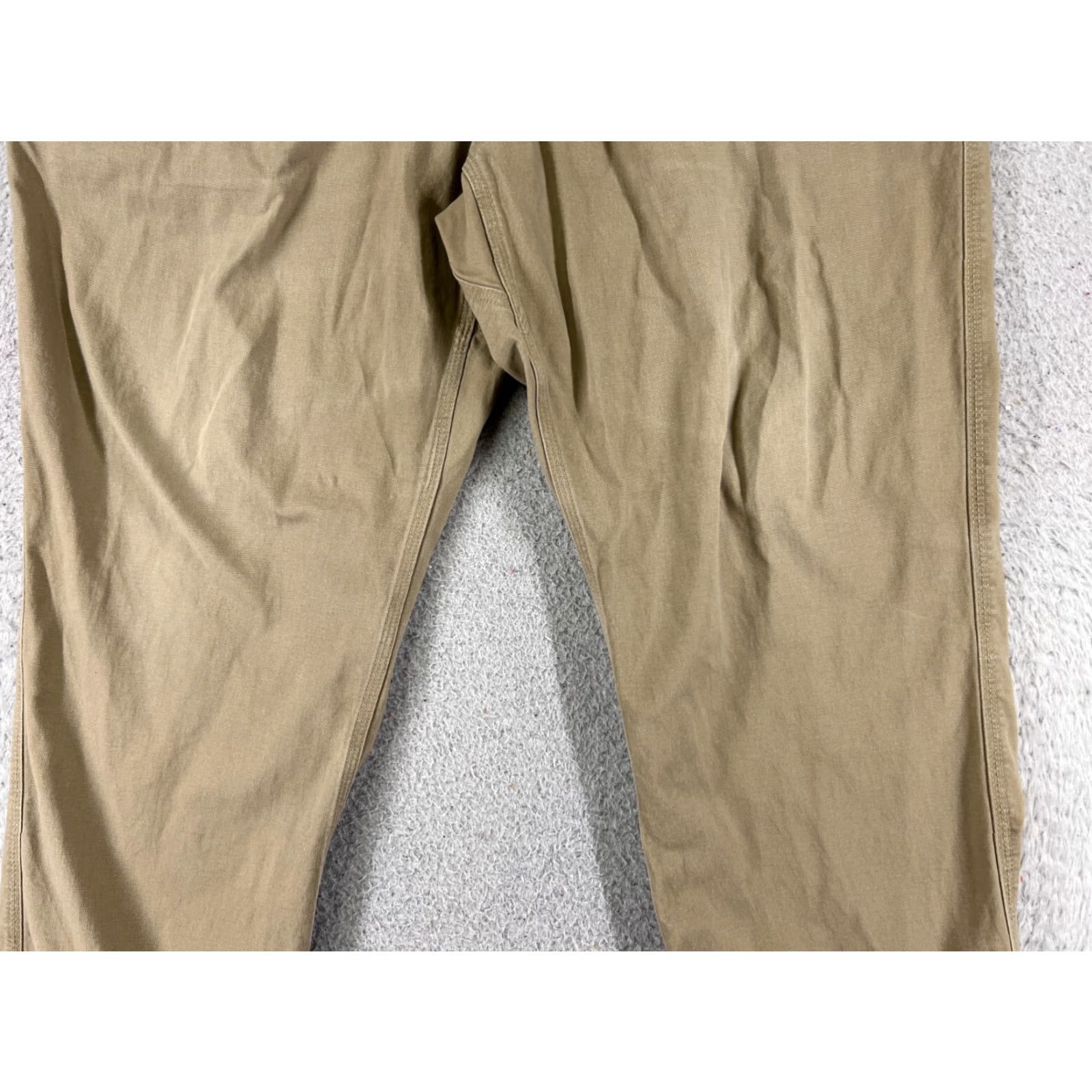 Vintage Duluth Mens Cargo Pants 38 Beige Relaxed Fit Cotton Blend 5-Pocket, Straight Leg, Zip Fly, Canvas Duck Size US 38 / EU 54 - 3 Thumbnail