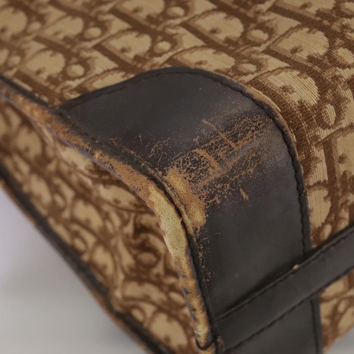 Dior DIOR Trotter Canvas Hand Bag Brown Size ONE SIZE - 10 Thumbnail