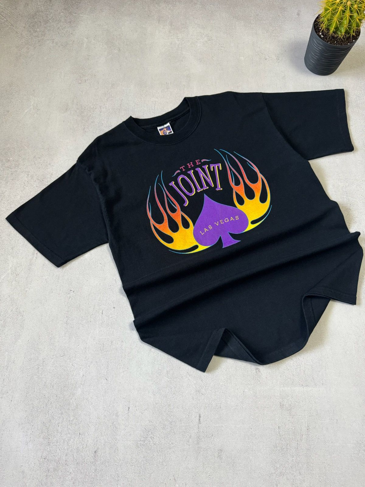 Hard Rock Cafe × Vintage Vintage 90s Hard Rock Las Vegas T Shirt Tee The Joint Racing Size US L / EU 52-54 / 3 - 2 Thumbnail