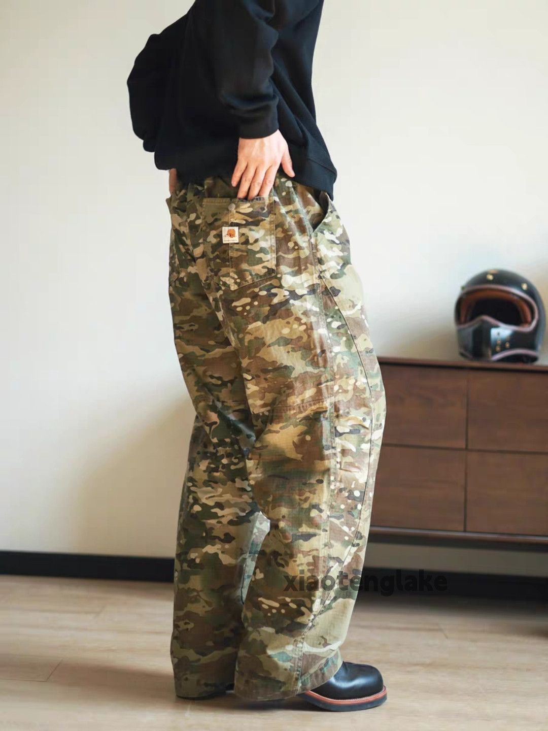 Vintage Unisex utility loose baggy skate hiphop mountain pants Size US 36 / EU 52 - 3 Thumbnail