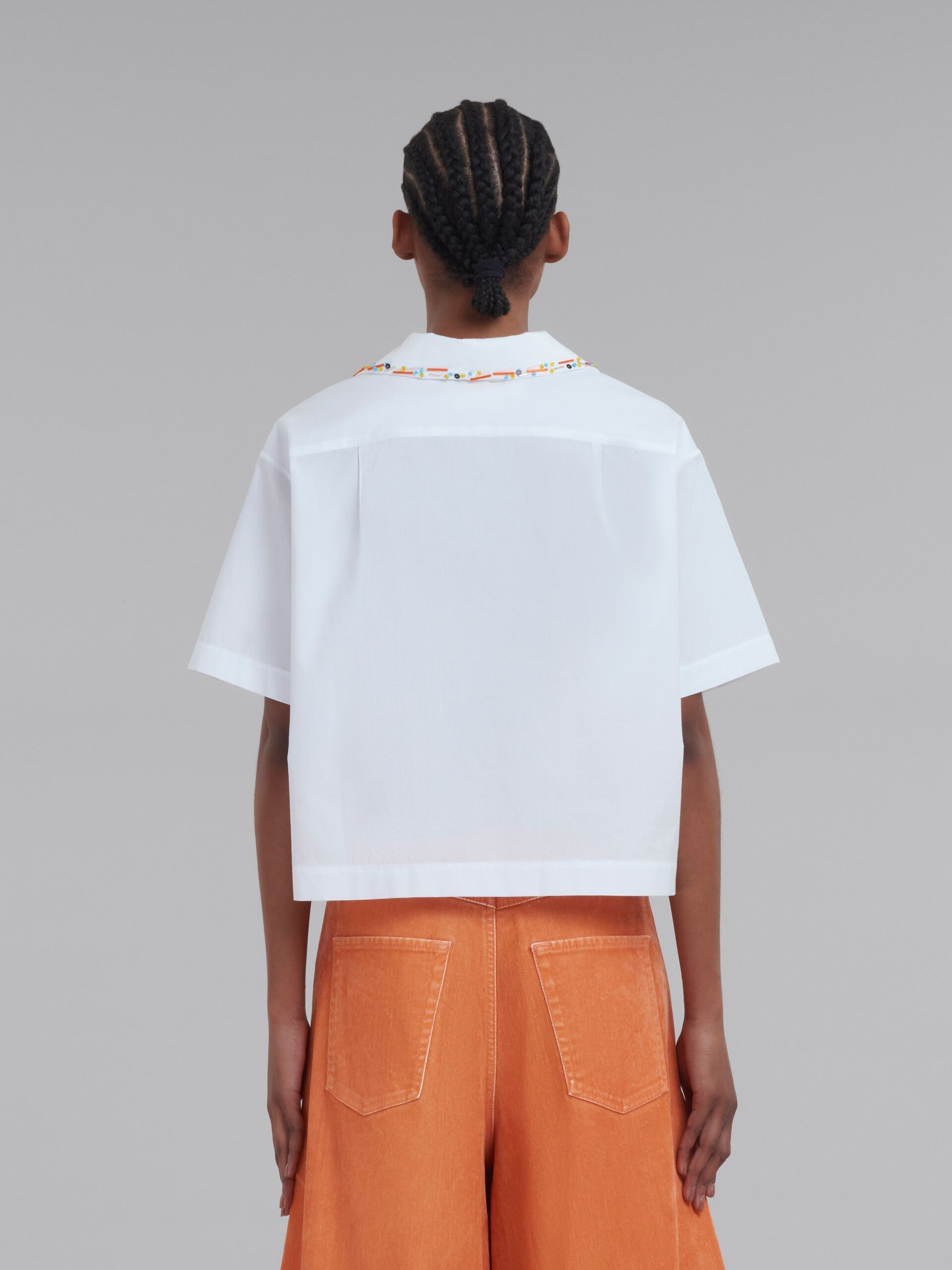 Marni o1srvl11e0624 Shirt in White Size M / US 6-8 / IT 42-44 - 2 Thumbnail