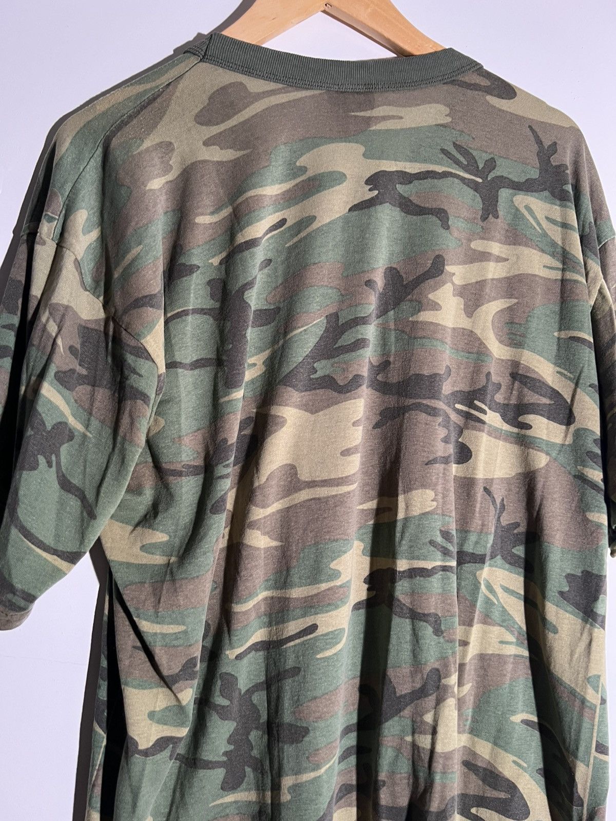 Vintage 90’s 2000’s Y2K VTG Vintage Hunt Texas Camo Retro Ringer Tee Size US XL / EU 56 / 4 - 5 Thumbnail