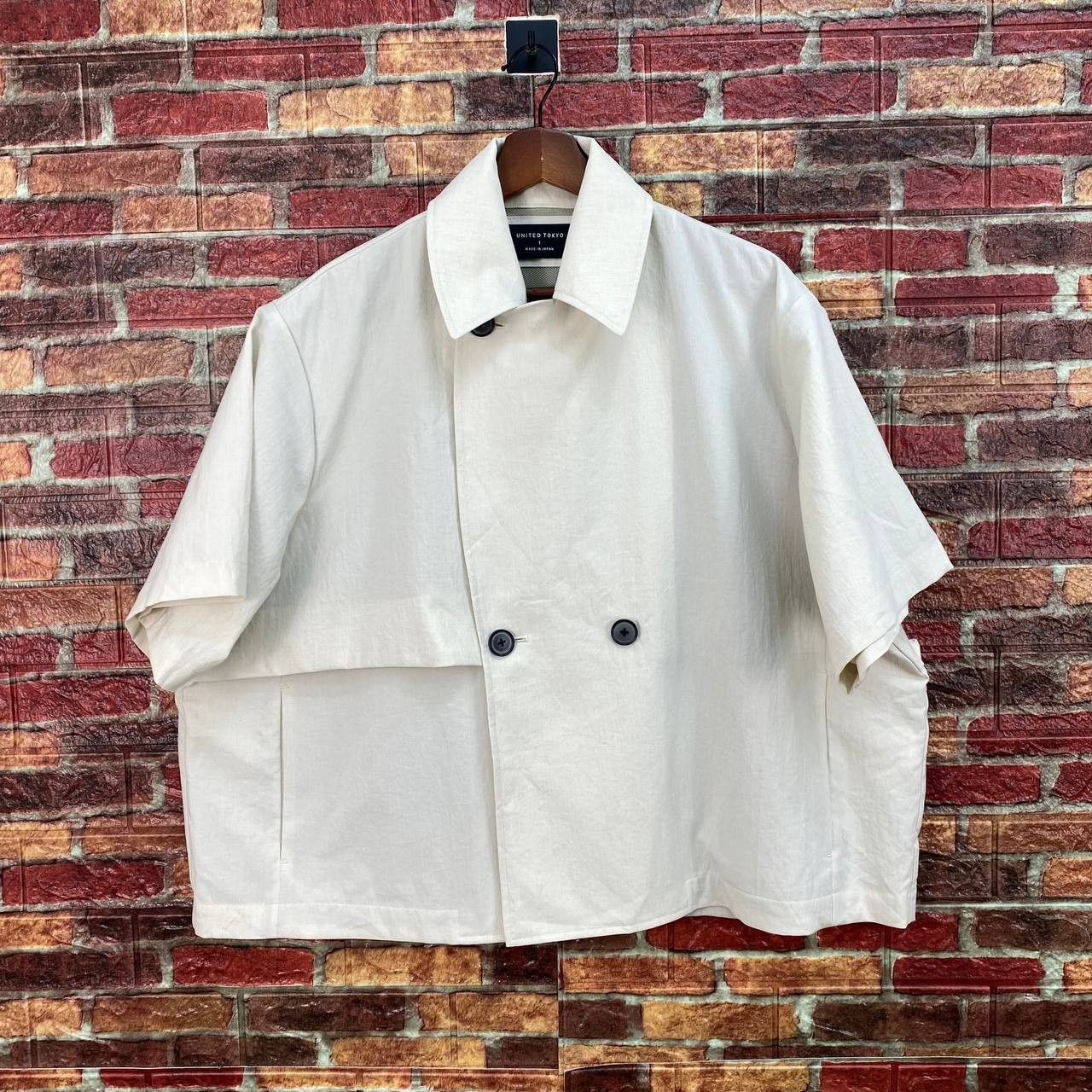 Japanese Brand United Tokyo Asymmetrical Spider Baggy Minimalist Jacket Size US S / EU 44-46 / 1 - 3 Thumbnail