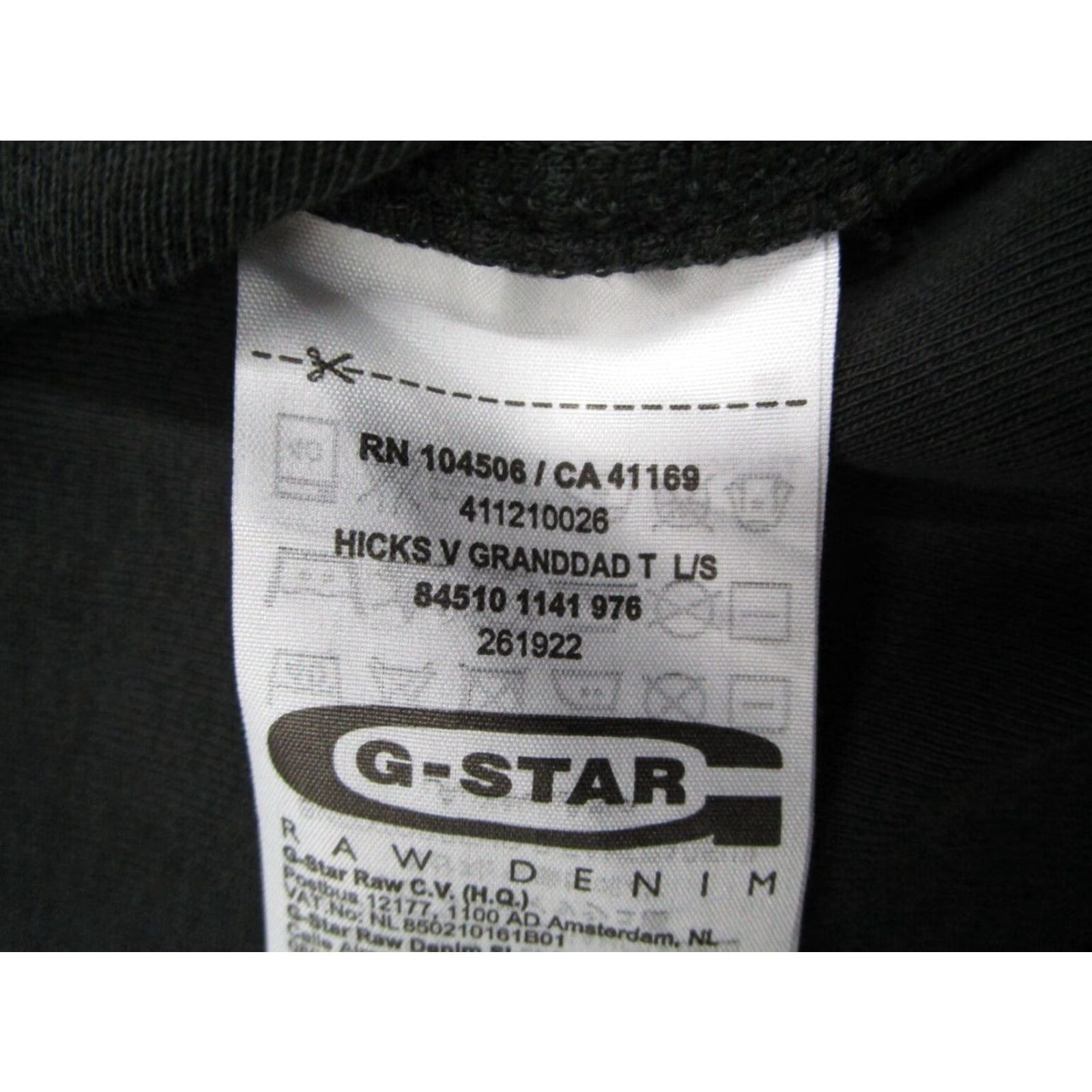 G-Star G-Star Henley Shirt Mens XL Gray Long Sleeve Size US XL / EU 56 / 4 - 4 Thumbnail