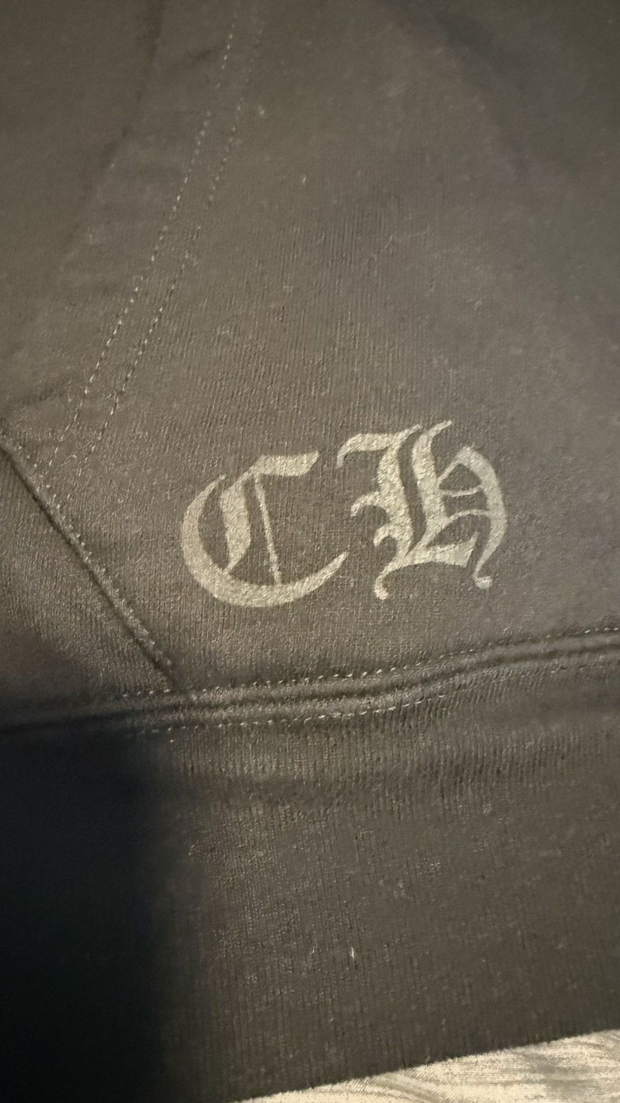 Chrome Hearts CHROME HEARTS THERMAL HOODIE ZIP UP BLACK XL Size US XL / EU 56 / 4 - 7 Thumbnail