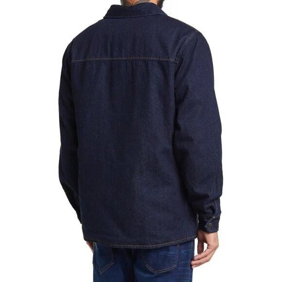 Slate & Stone Slate & Stone Mens Dark Wash Snap Front Long Sleeve Denim Sh Size US L / EU 52-54 / 3 - 2 Thumbnail