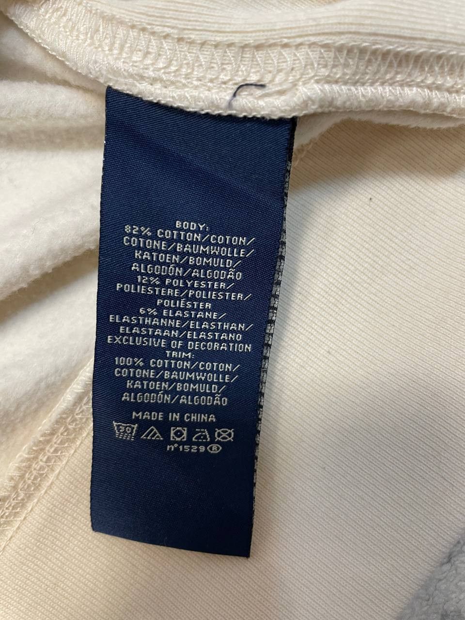 Ralph Lauren Vintage Women's zip hoodie Ralph Lauren beige Size M / US 6-8 / IT 42-44 - 14 Thumbnail