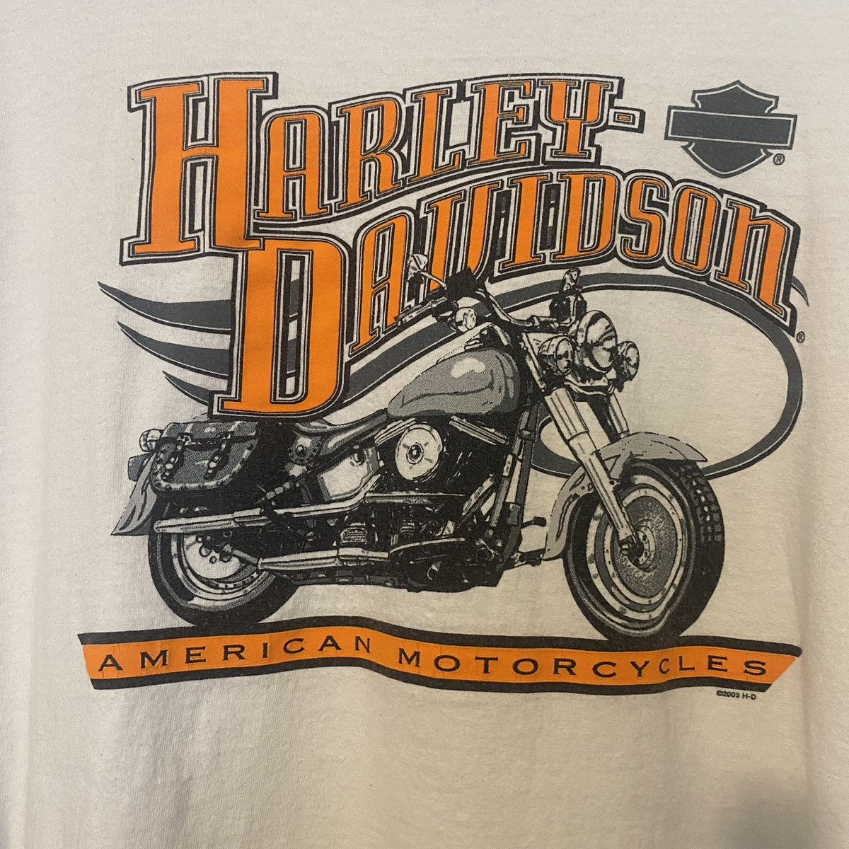 Harley Davidson Vintage 2003 Harley Davidson Biker Long Sleeve Size US L / EU 52-54 / 3 - 3 Thumbnail