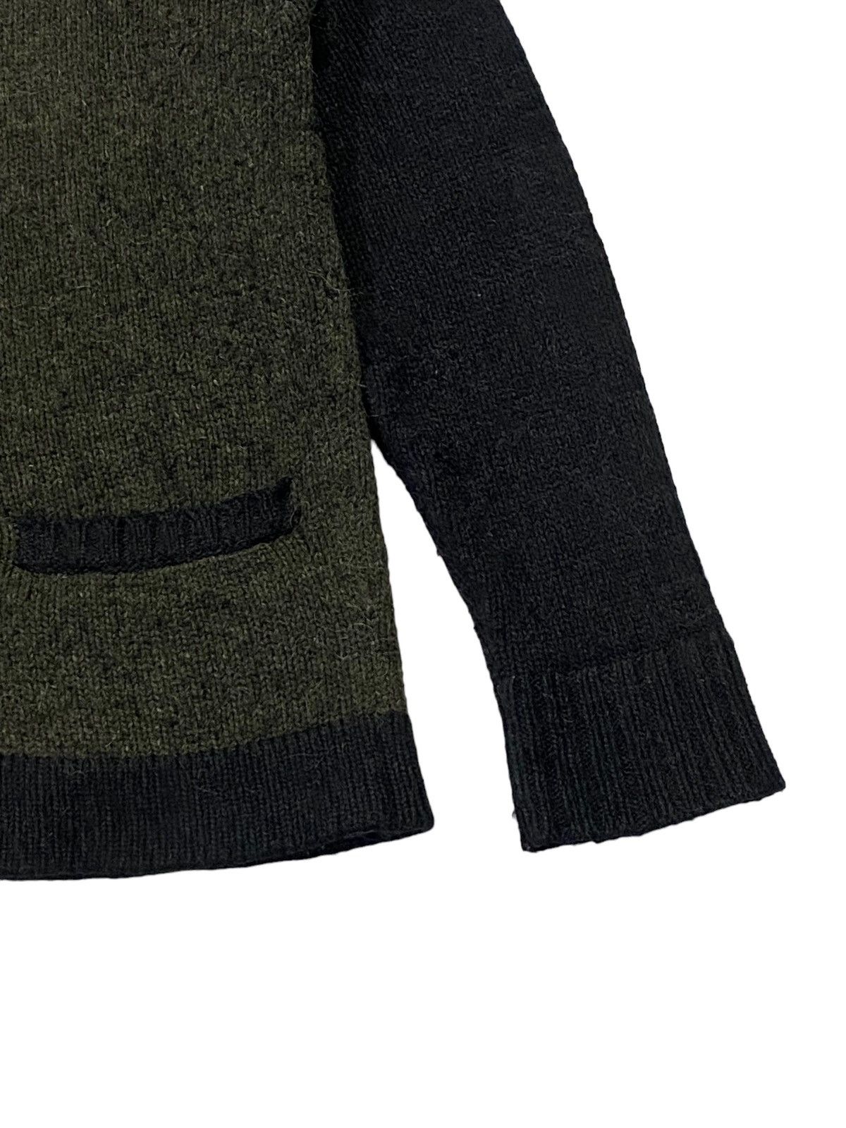 Issey Miyake Issey Miyake Tow Tones Knitted Full Zip Sweater Size US M / EU 48-50 / 2 - 18 Thumbnail