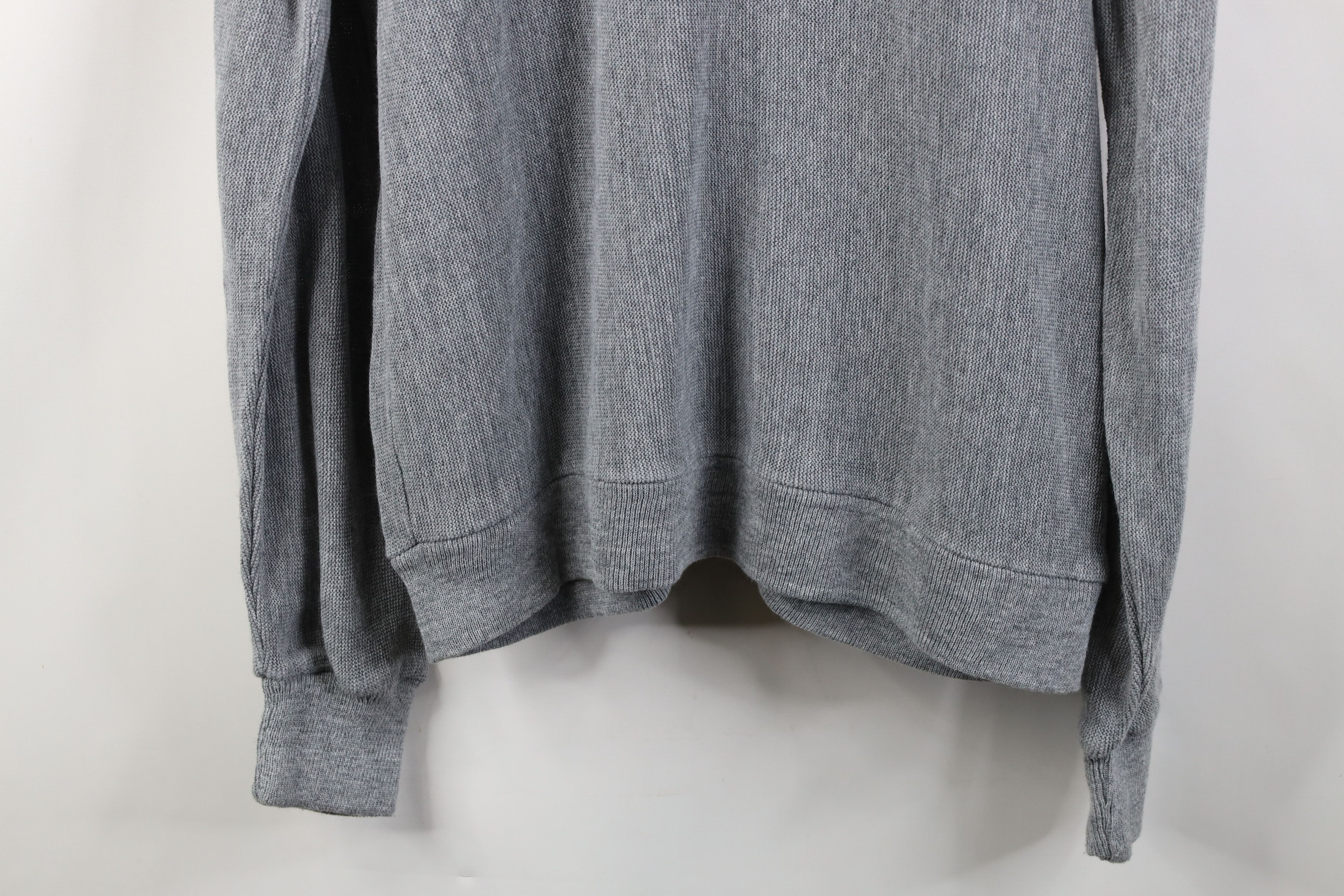 Vintage Vintage 70s Streetwear Cobain Knit Cardigan Sweater Gray USA Size US L / EU 52-54 / 3 - 10 Thumbnail
