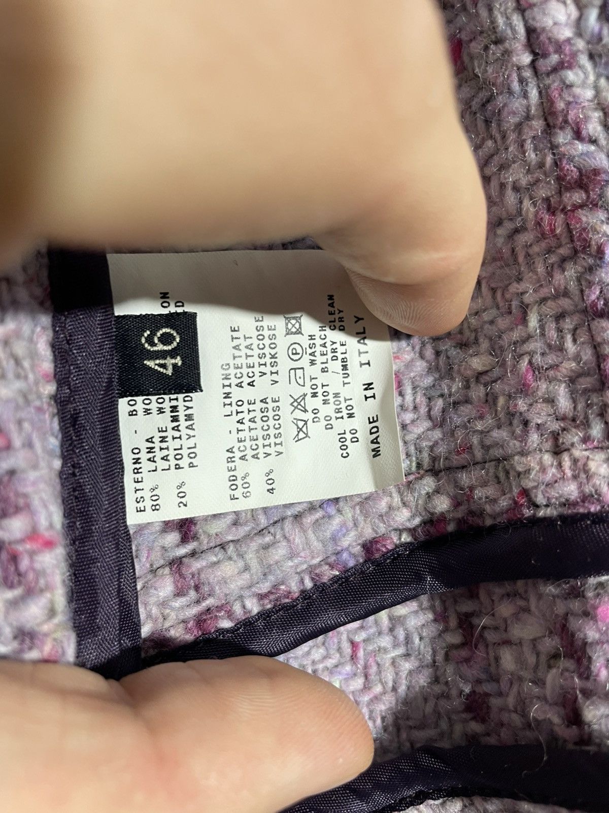 Etro Etro Milano Floral Knit wool blazer Size L / US 10 / IT 46 - 12 Thumbnail