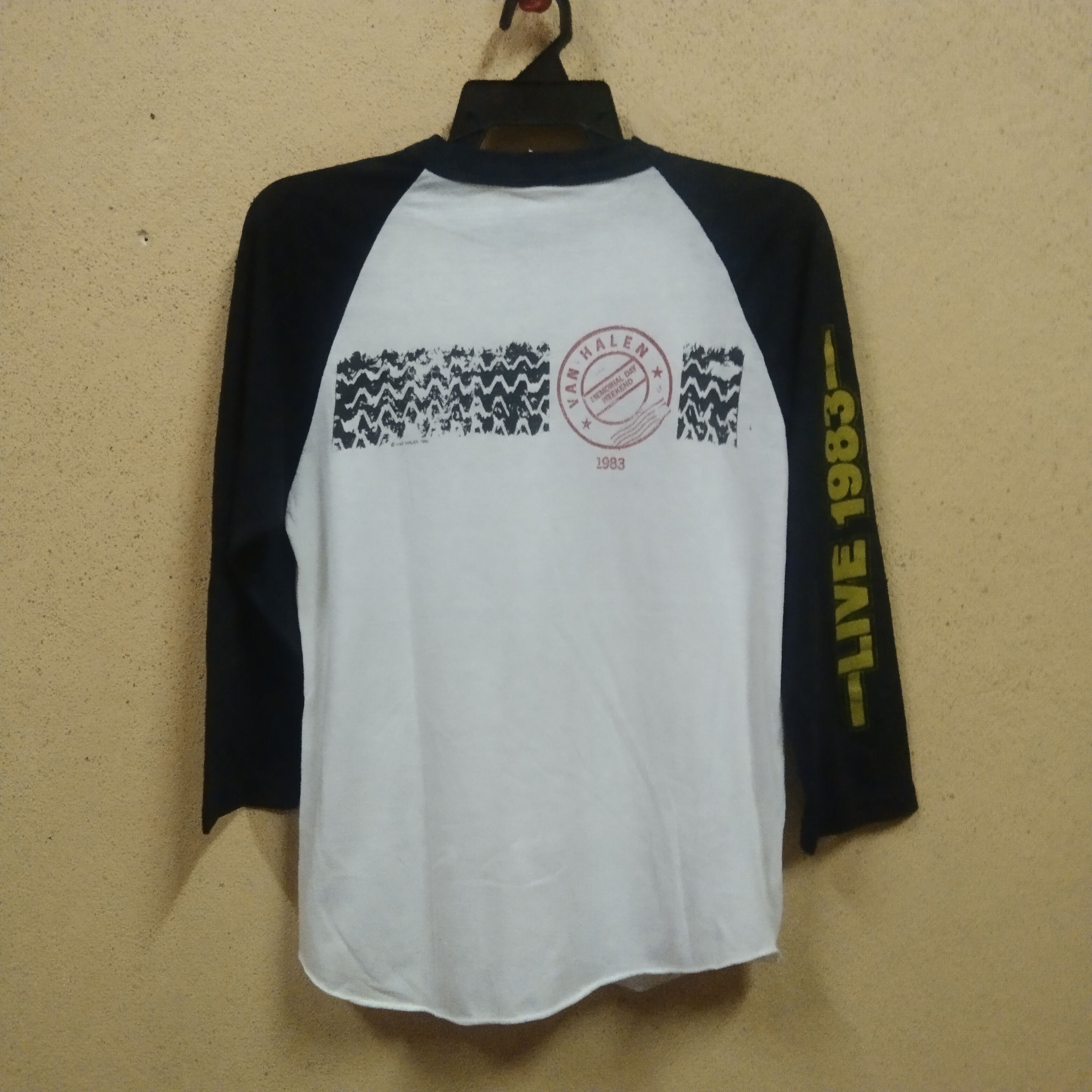 Band Tees × Vintage Vintage Van Halen Memorial Day Weekend 83 3/4 Sleeve Size US M / EU 48-50 / 2 - 2 Thumbnail