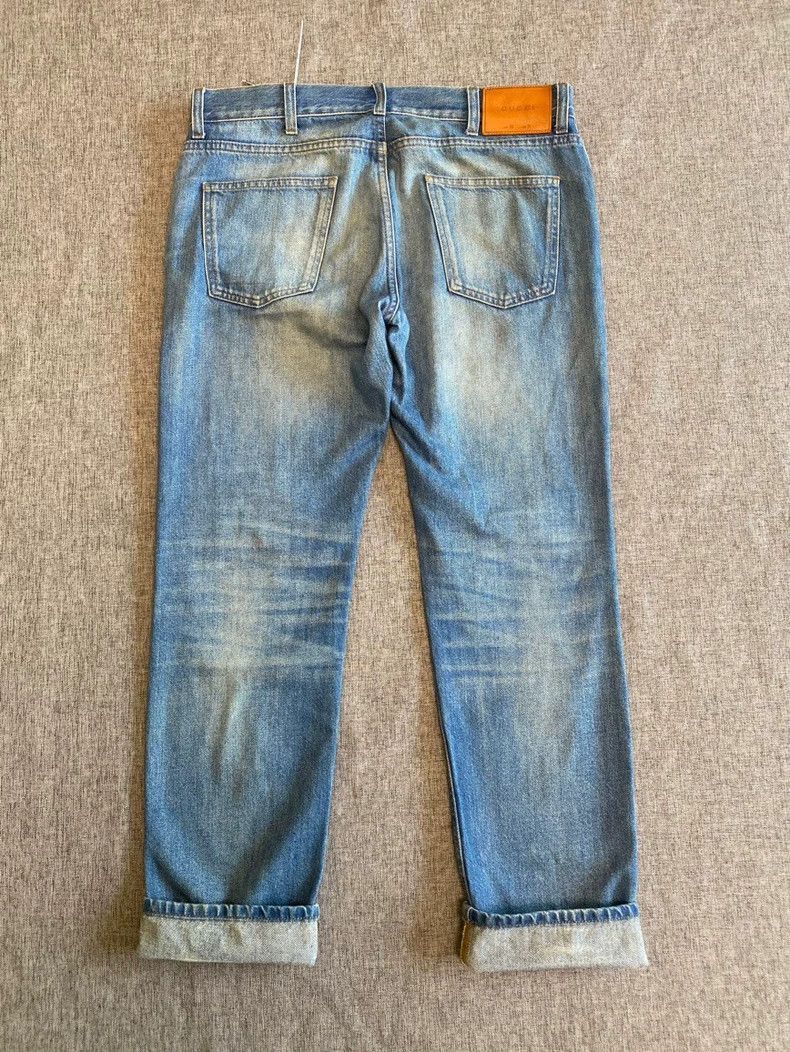 Gucci Gucci Men's Striped Denim Pants Size 34-2506 Size US 34 / EU 50 - 2 Thumbnail