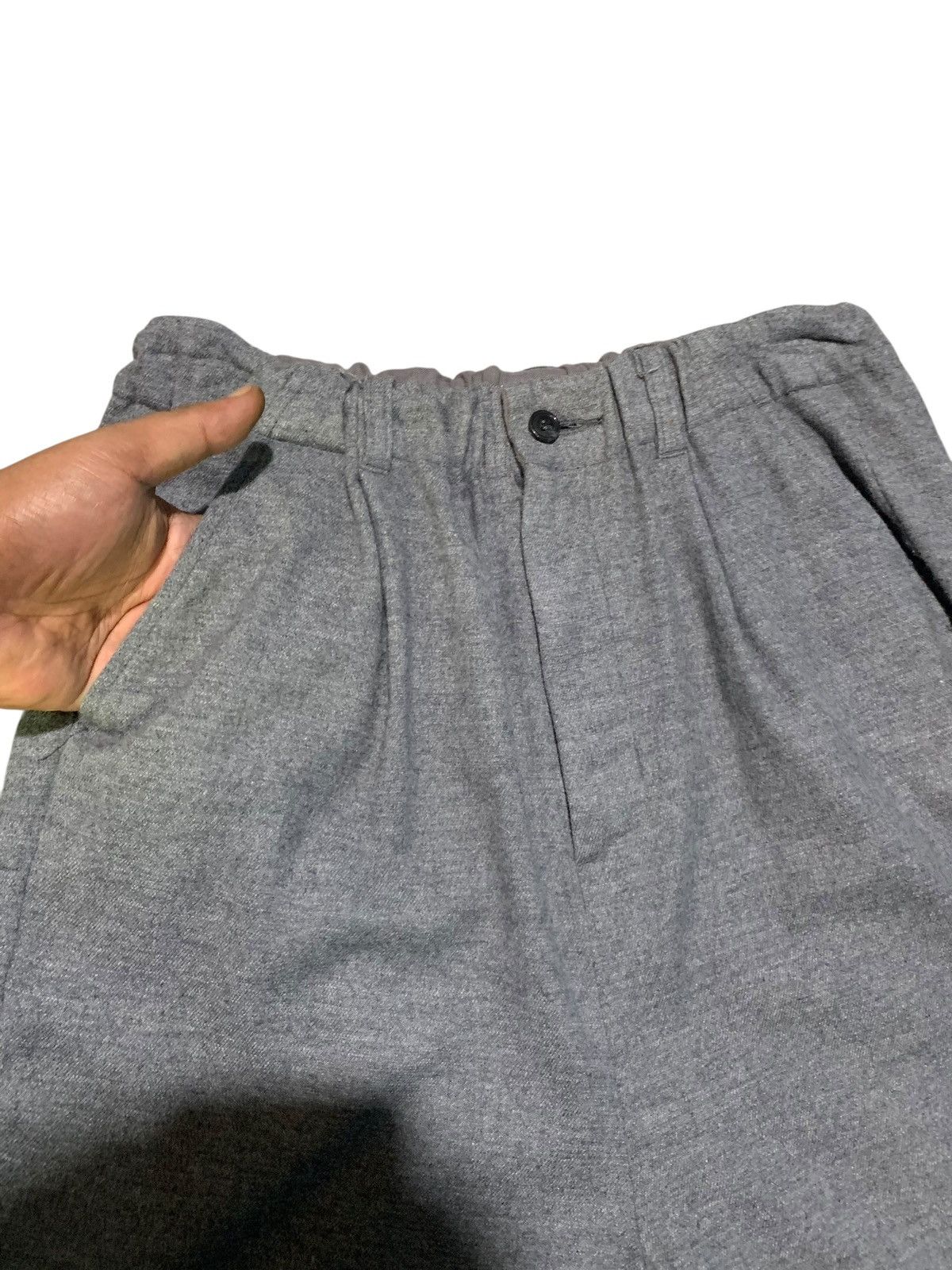 Issey Miyake Zucca wide - tapered wool pants Size US 30 / EU 46 - 3 Thumbnail