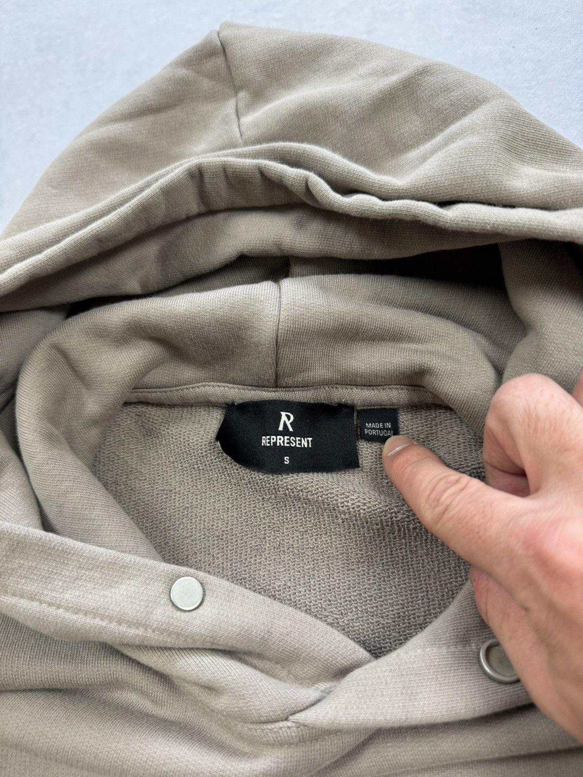 Represent Clo. Represent by Endurace Wecoquer Beige Baggy Hoodie Size US S / EU 44-46 / 1 - 8 Thumbnail