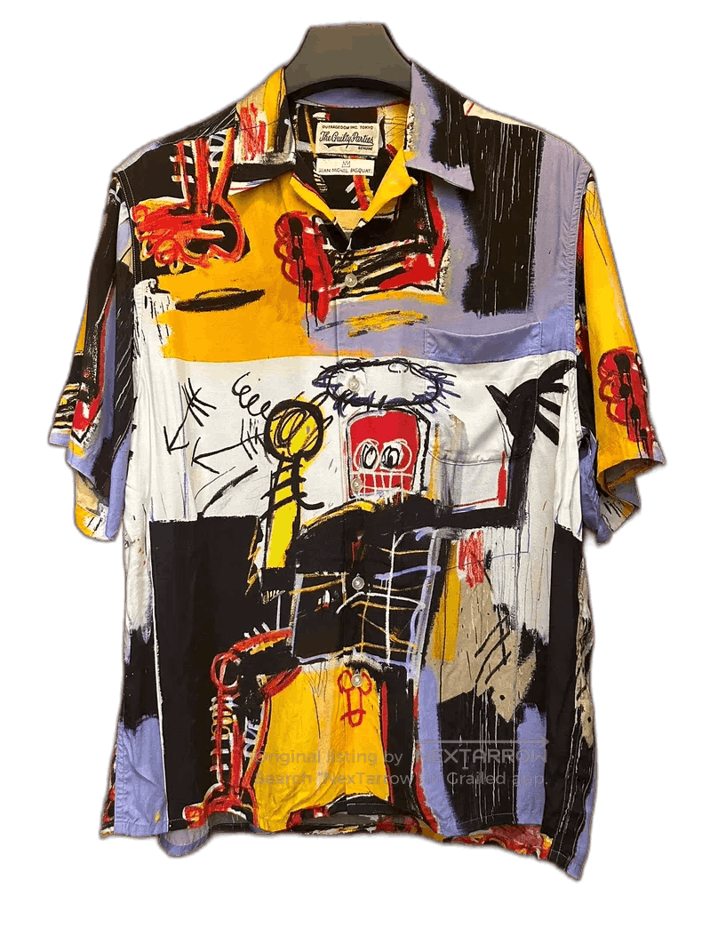 Wacko Maria Wacko Maria BASQUIAT Graffiti Short Sleeve Shirt Size US L / EU 52-54 / 3 - 1 Thumbnail