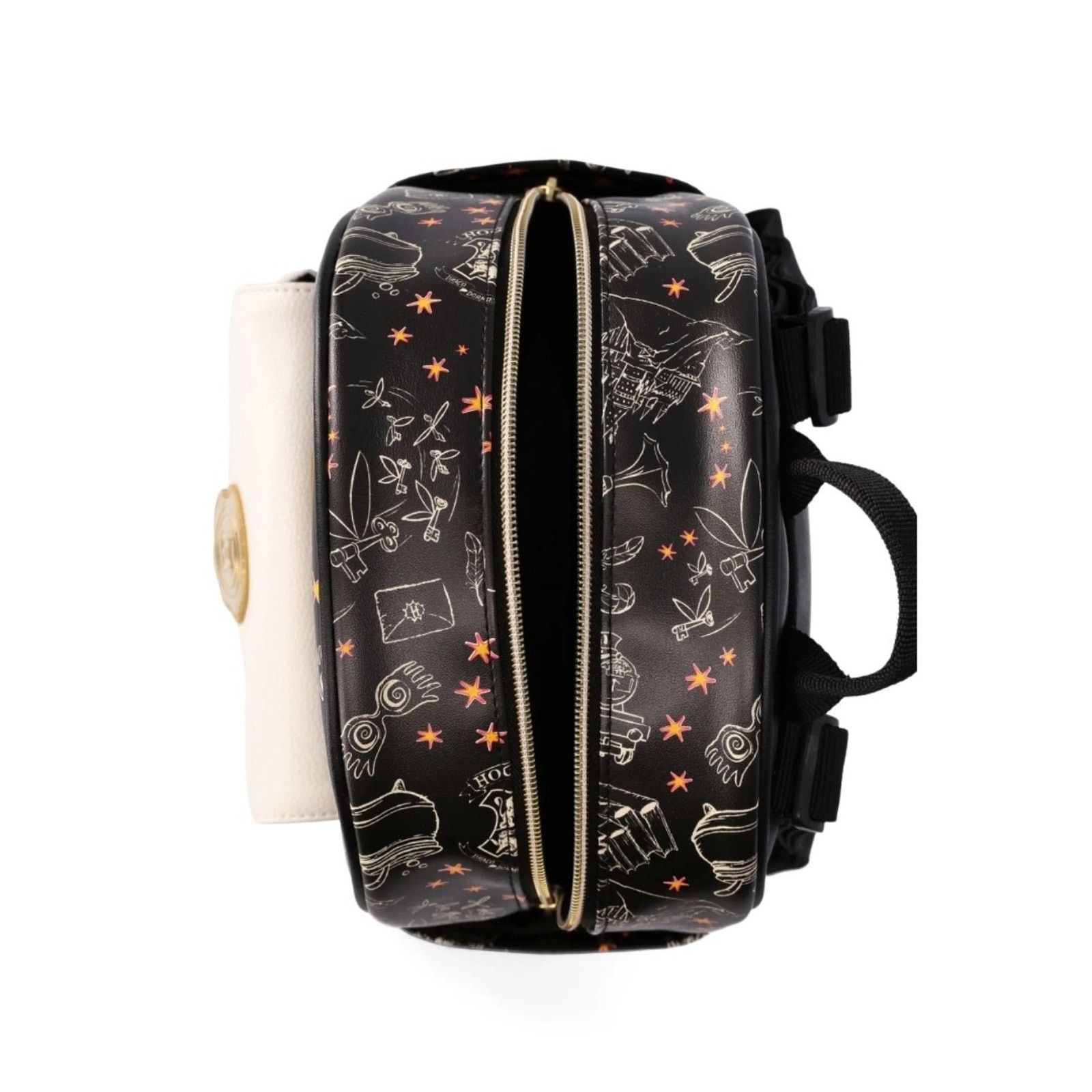 Disney Harry Potter Hogwarts Letter 10.5" Mini Backpack Black NWT Size ONE SIZE - 4 Thumbnail