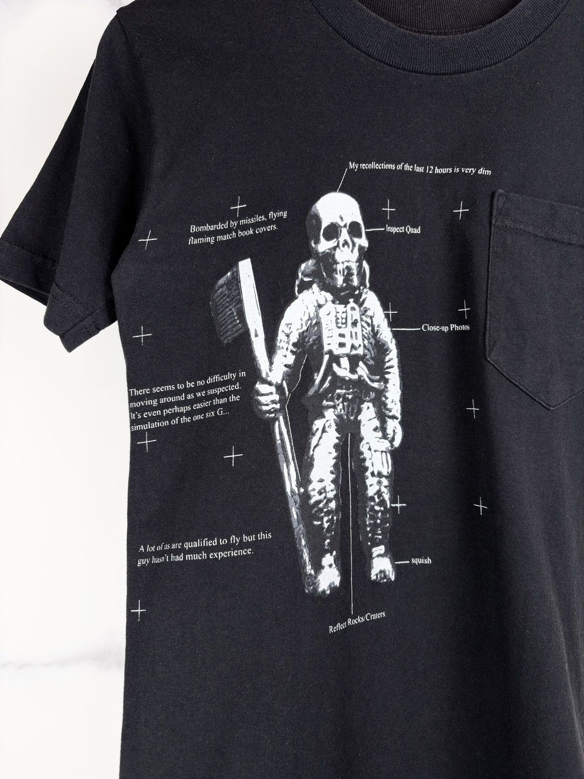 Chrome Hearts Chrome Hearts Vintage Foti Skull Astronaut Tshirt Black Size US S / EU 44-46 / 1 - 3 Thumbnail