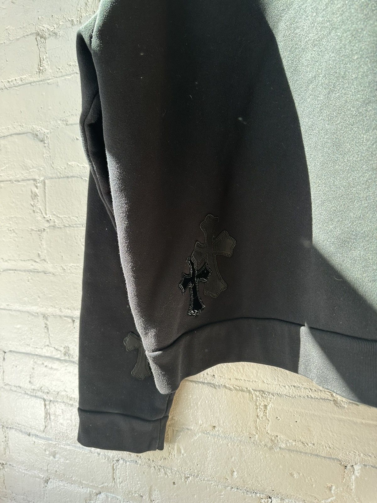 Chrome Hearts CHROME HEARTS FLOODED CROSS PATCH CREWNECK SZ L-XL Size US M / EU 48-50 / 2 - 6 Thumbnail