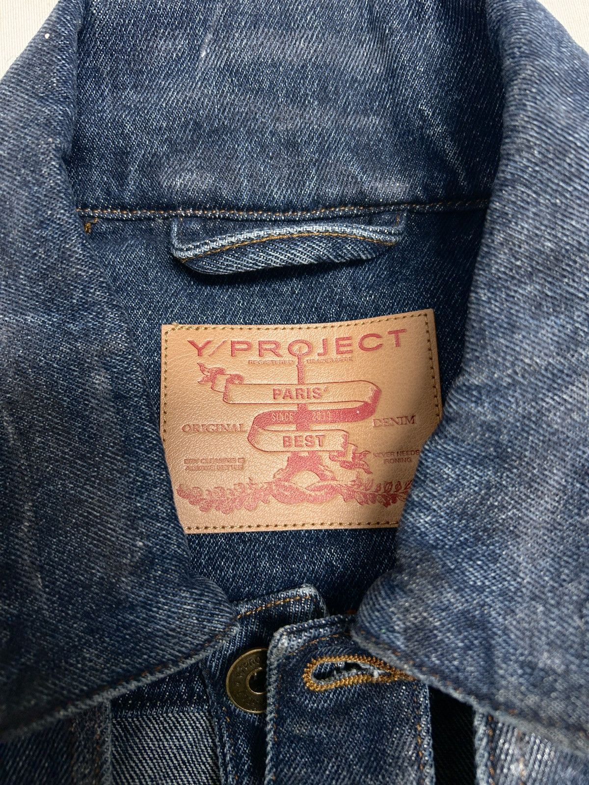 Y/Project SS2022 Peep Show Denim Jacket Size US XS / EU 42 / 0 - 10 Thumbnail