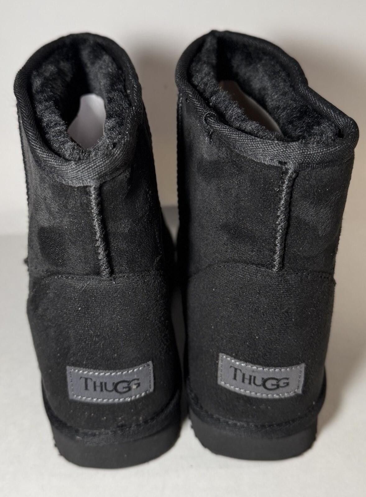 Other MIND BOWLING THUGG BOOTS SUEDE Shearling Lining Black Size US 11 / IT 41 - 2 Thumbnail