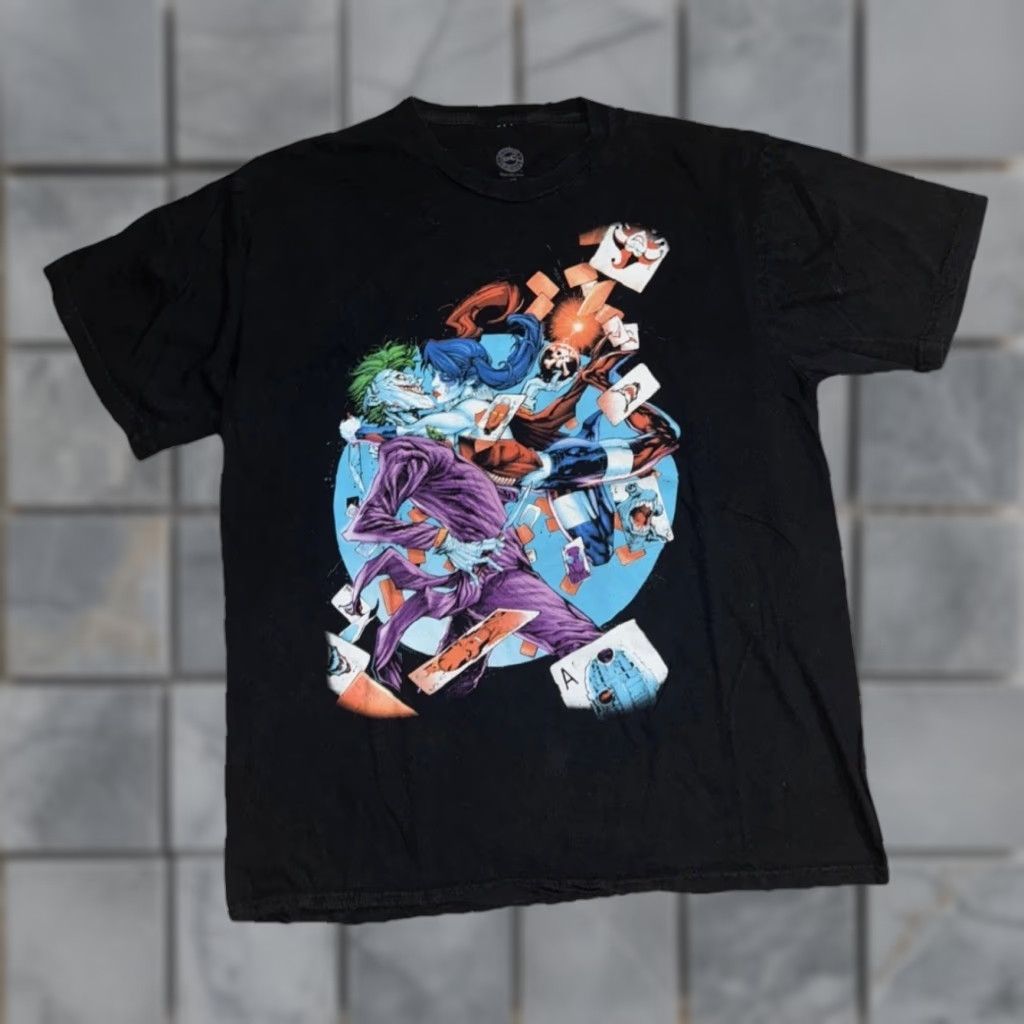 DC Comics DC Comics Joker & Harley Quinn Graphic T-Shirt Men’s XL Black | Shirt | Adult XL | Black | Batman | Comics | Graphic Print | Crew Neck | Short Sleeve Size US XL / EU 56 / 4 - 1 Thumbnail