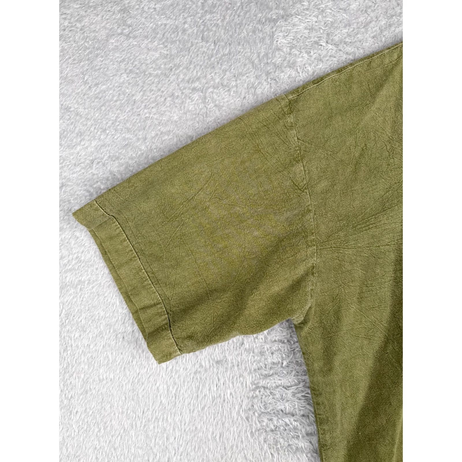 Vintage Miro Overseas Polo Shirt Men 2XL Green Cotton Knit Pocket Polo Shirt Men Green 2XL Oversized Casual Business Travel Golf Beach Outdoors Size US XXL / EU 58 / 5 - 5 Thumbnail