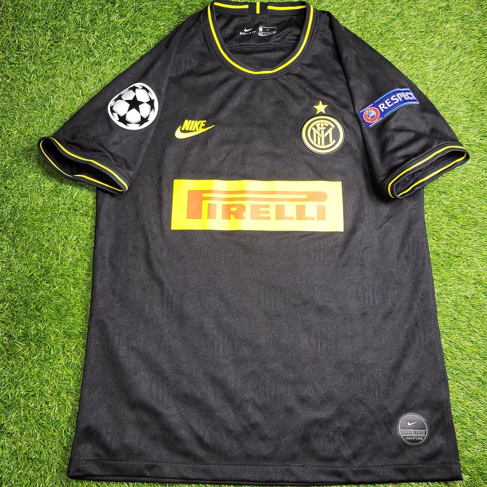 Nike Martinez Inter Milan 2019 2020 UEFA Third Soccer Jersey M Size US M / EU 48-50 / 2 - 2 Thumbnail