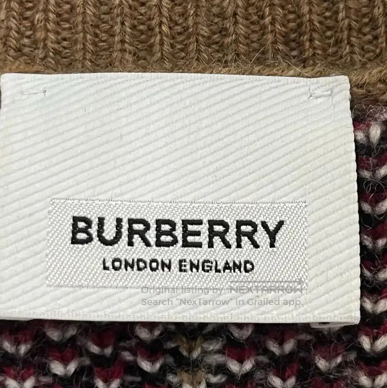 Burberry Burberry Men's Yellow Wool Cardigan. Size US L / EU 52-54 / 3 - 2 Thumbnail
