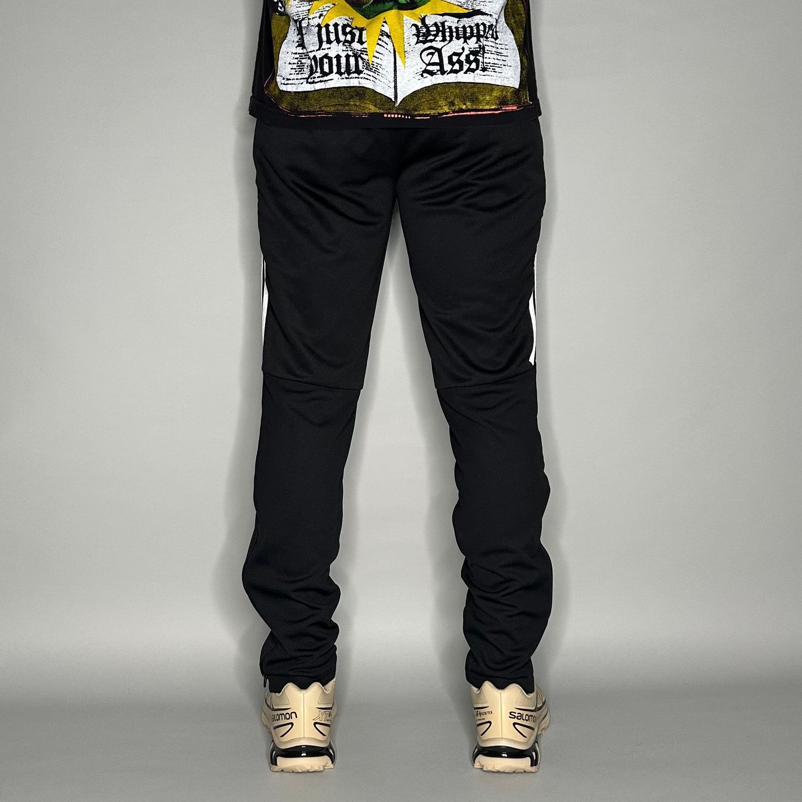 Adidas Vintage Y2K Adidas Sweatpants Mens L Slim Fit Black Joggers Size US 34 / EU 50 - 3 Thumbnail
