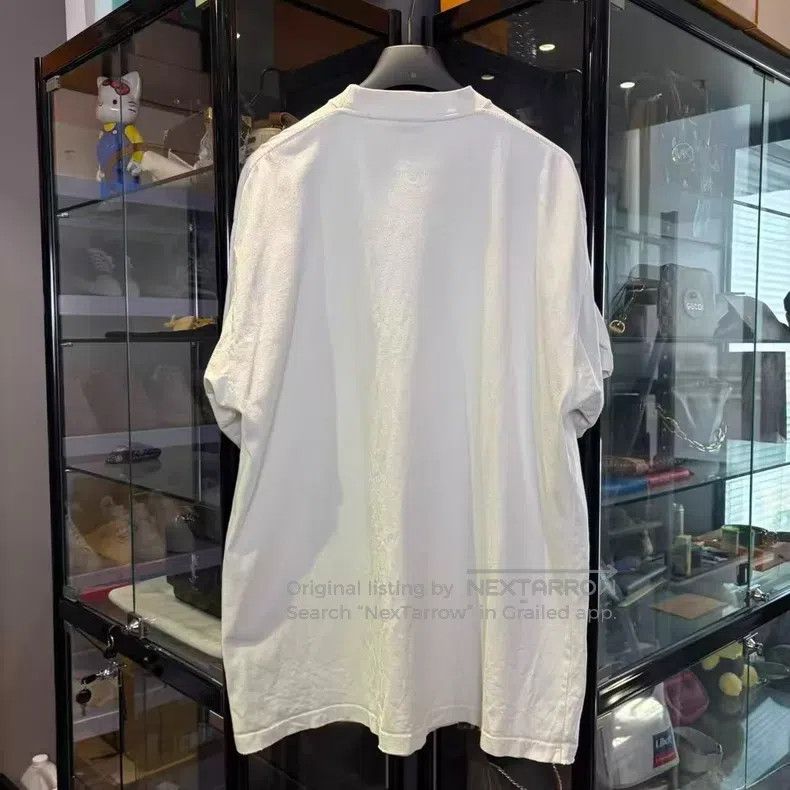 Balenciaga Balenciaga Letter Apple Logo Printed Loose Short Sleeve T- Size US S / EU 44-46 / 1 - 2 Thumbnail