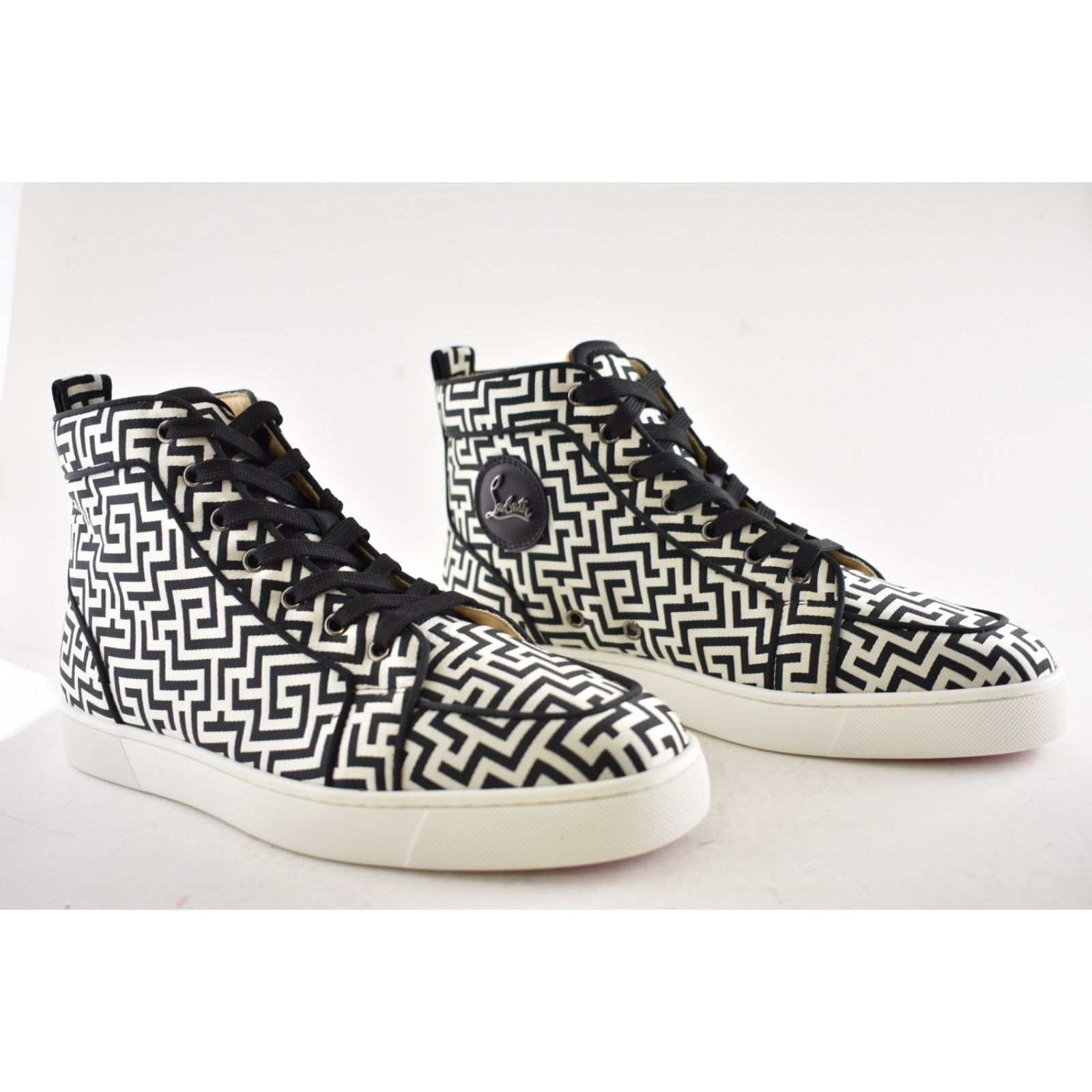 Christian Louboutin Christian Louboutin Mens Rantus Orlato Flat Tissu Black Size US 11 / EU 44 - 5 Thumbnail