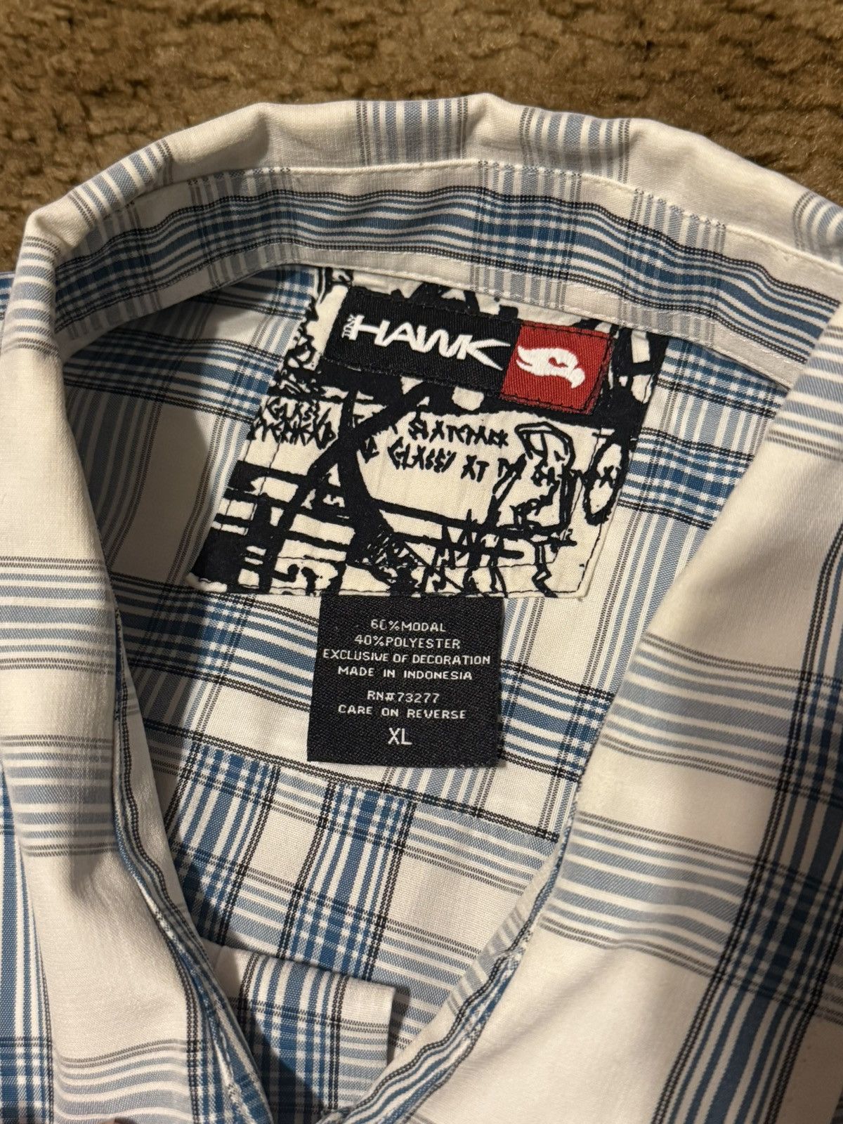 Tony Hawk Vintage Y2K Tony Hawk Button Up Skater Shirt XLarge Size US XL / EU 56 / 4 - 4 Thumbnail
