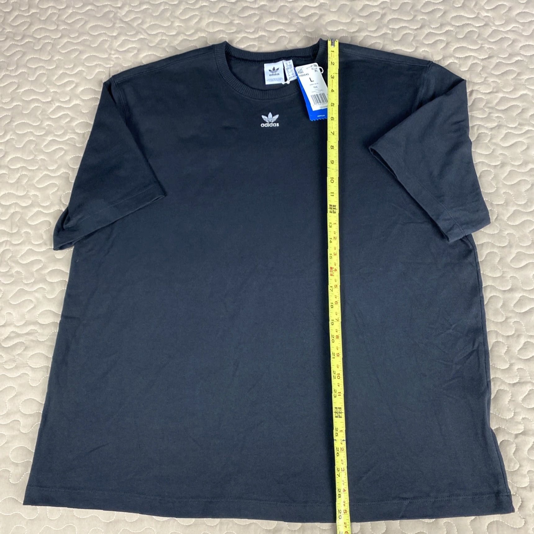 Adidas Adidas Originals Trefoil Womens Black Crewneck T Shirt Tee Black Sz L New w Tags Size L / US 10 / IT 46 - 4 Thumbnail