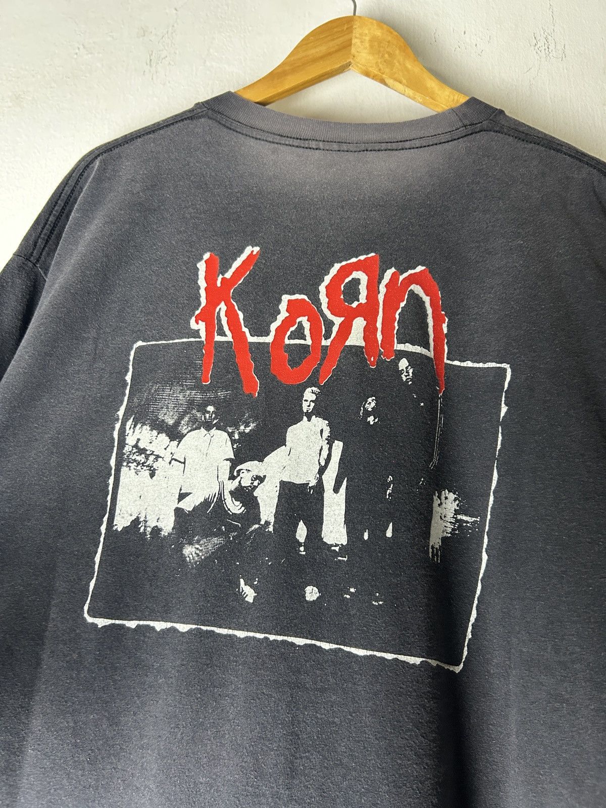 Band Tees Rare Vintage Korn Adidas Band metal with crazy backhit Size US XL / EU 56 / 4 - 5 Thumbnail